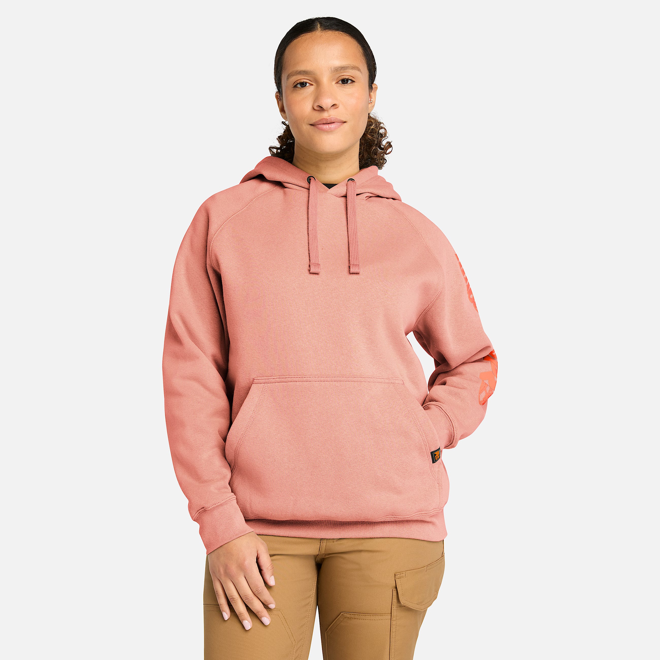 Womens Timberland PRO Hood Honcho Sport Hoodie TBL Terra Cotta HERO
