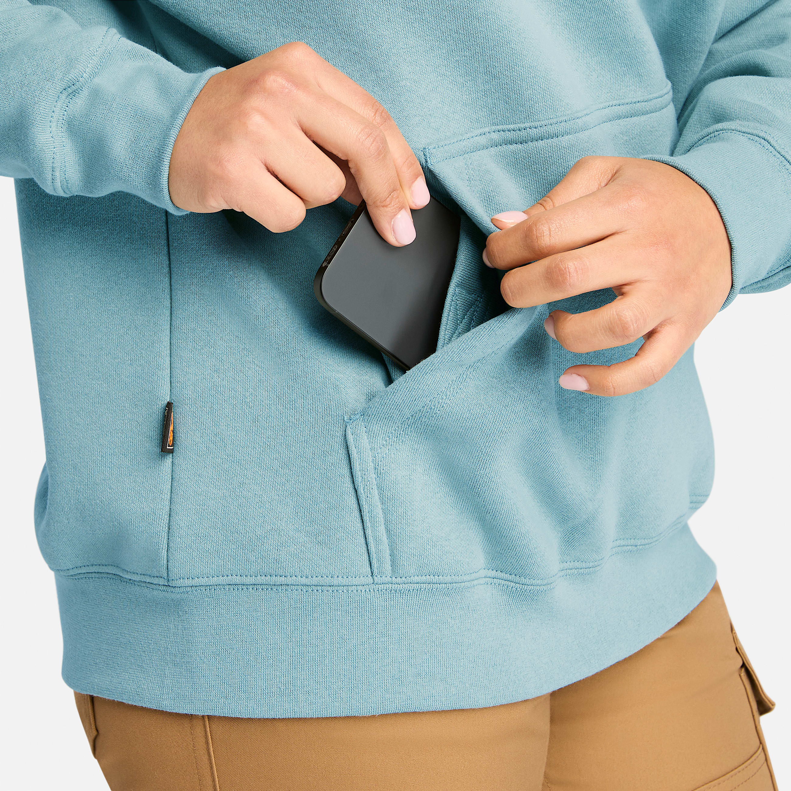 Womens Timberland PRO Hood Honcho Sport Hoodie TBL Smoke Blue ALT3