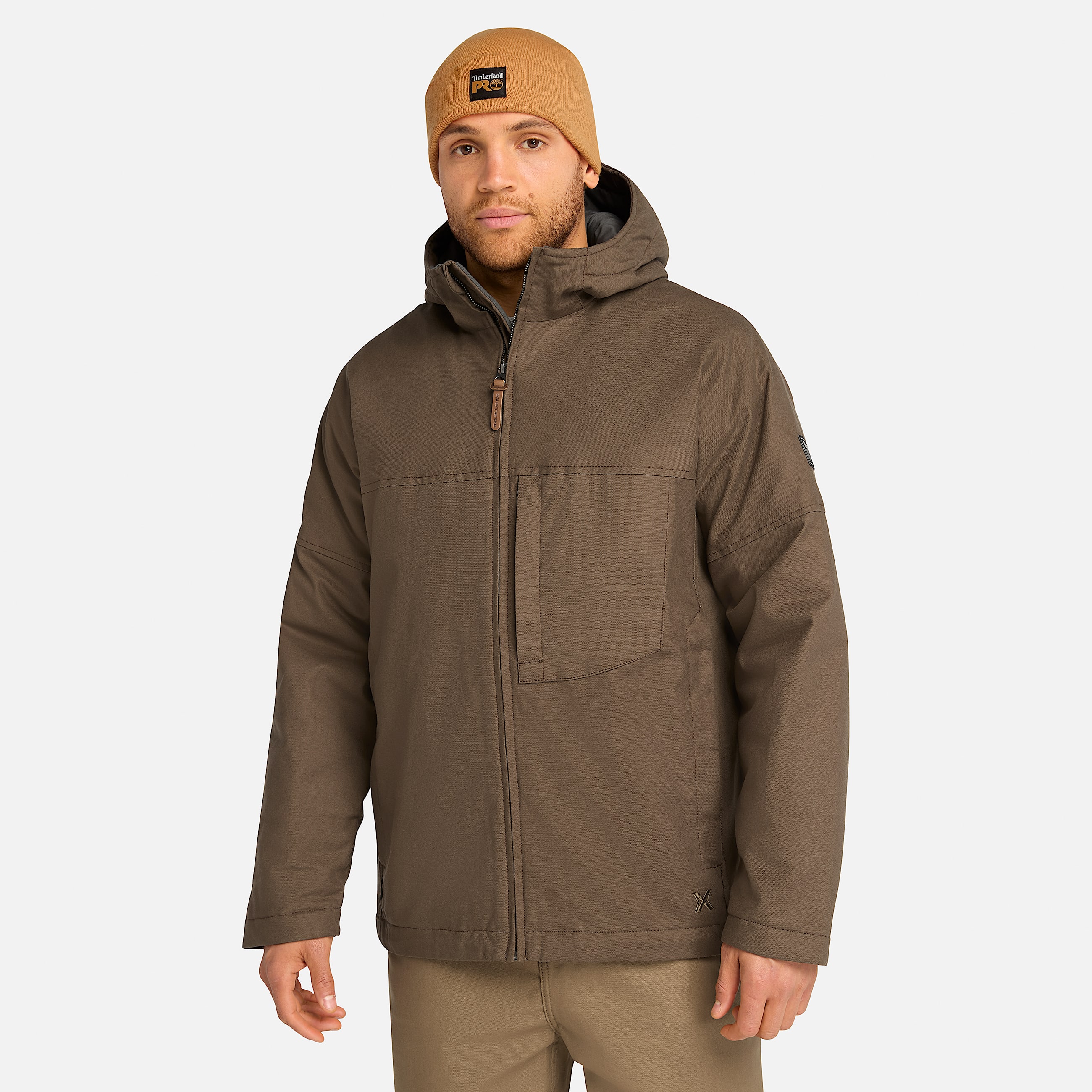 Men's Timberland PRO® GritFlex Canvas Hooded Jacket