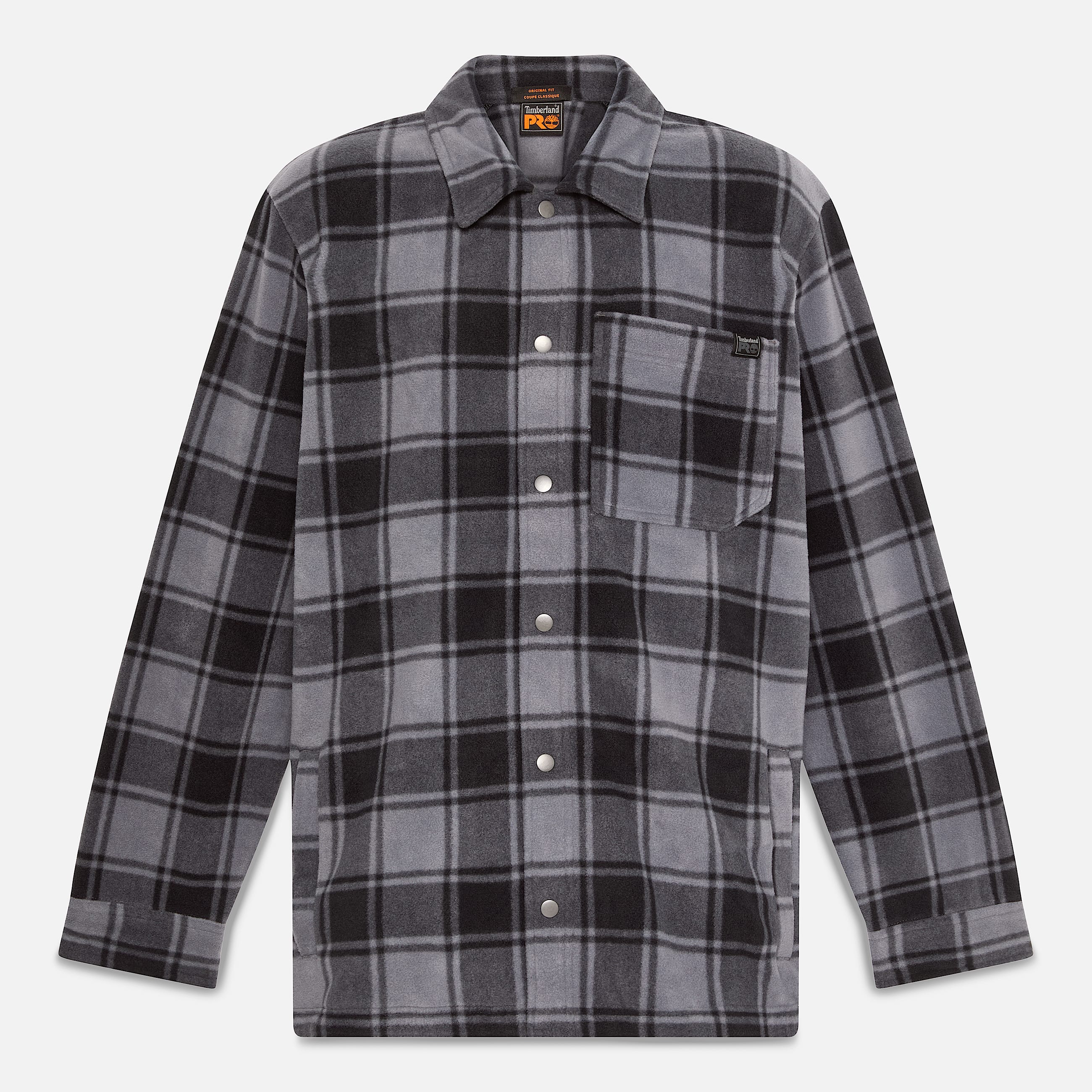 Mens Timberland PRO Gritman Check Heavyweight Fleece Shirt TBL Tornado Tartan ALT10