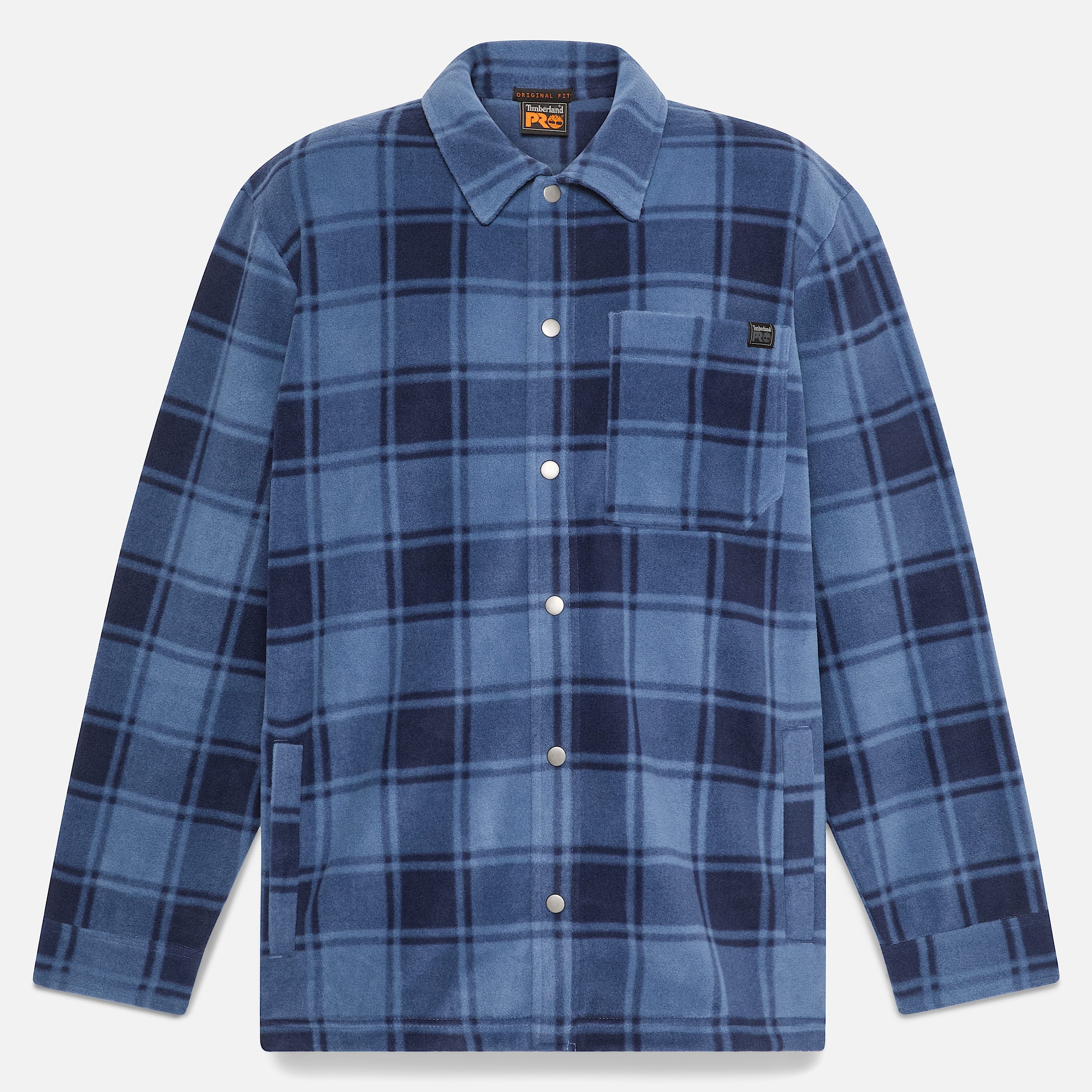 Camisa Gritman Check Heavyweight Fleece para hombre TBL Vintage Indigo Tartn ALT10