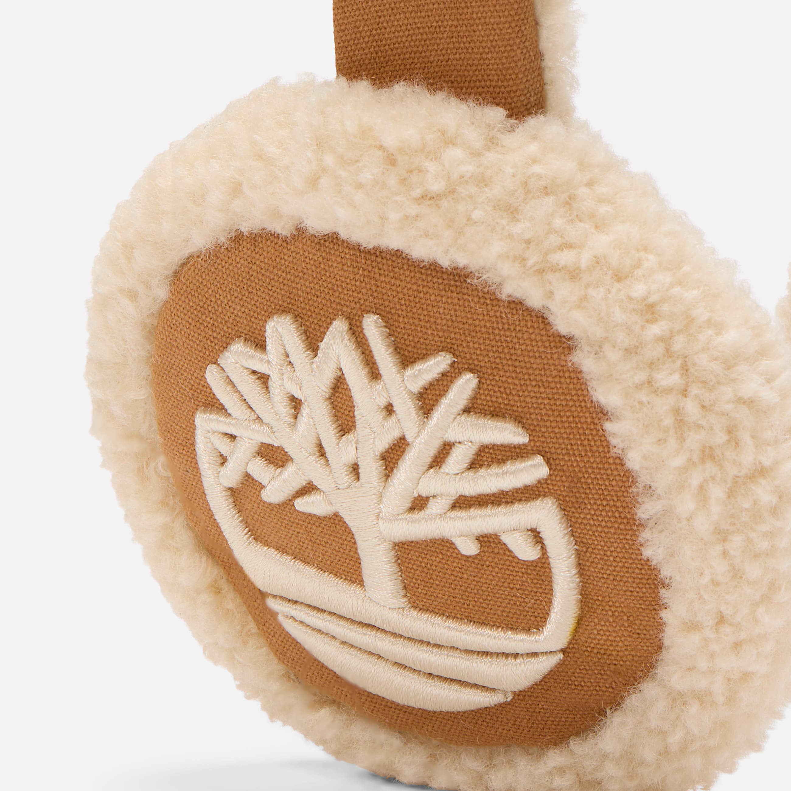 Womens Canvas and Fleece Earmuff TBL Wheat ALT2