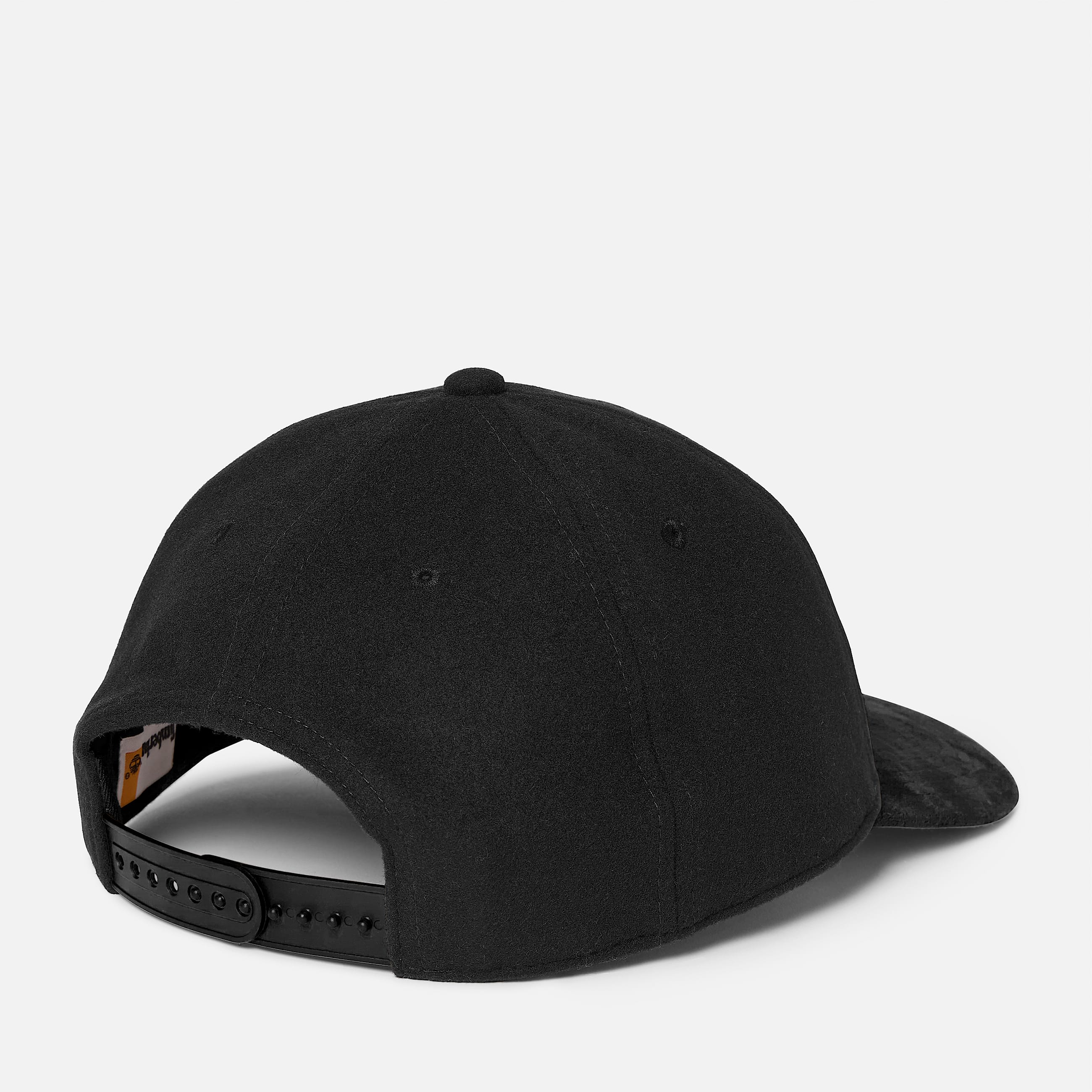 Mens Wool Baseball Cap TBL Black ALT1