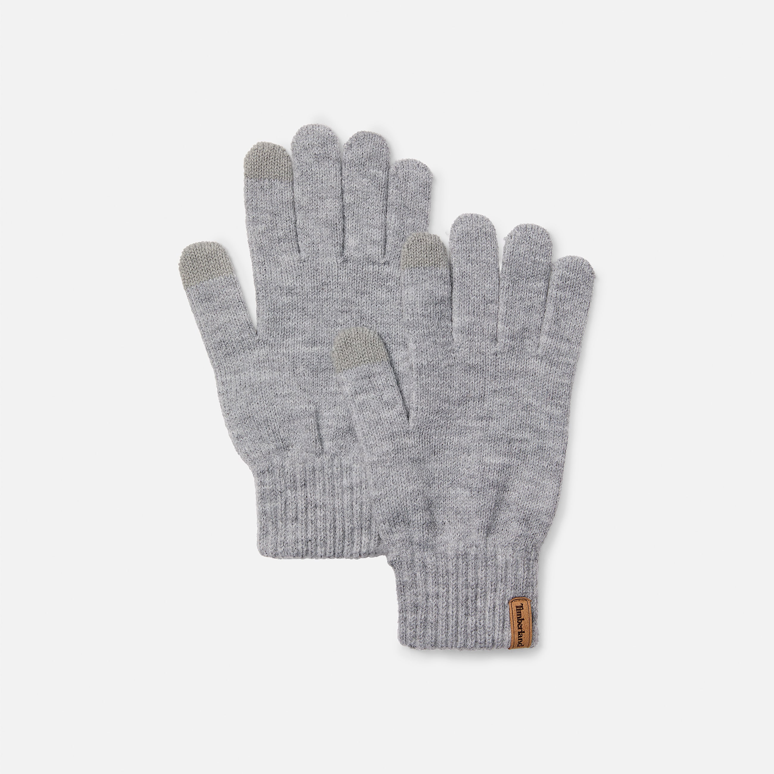 Mens Rib Knit Glove TBL Medium Grey Heather HERO
