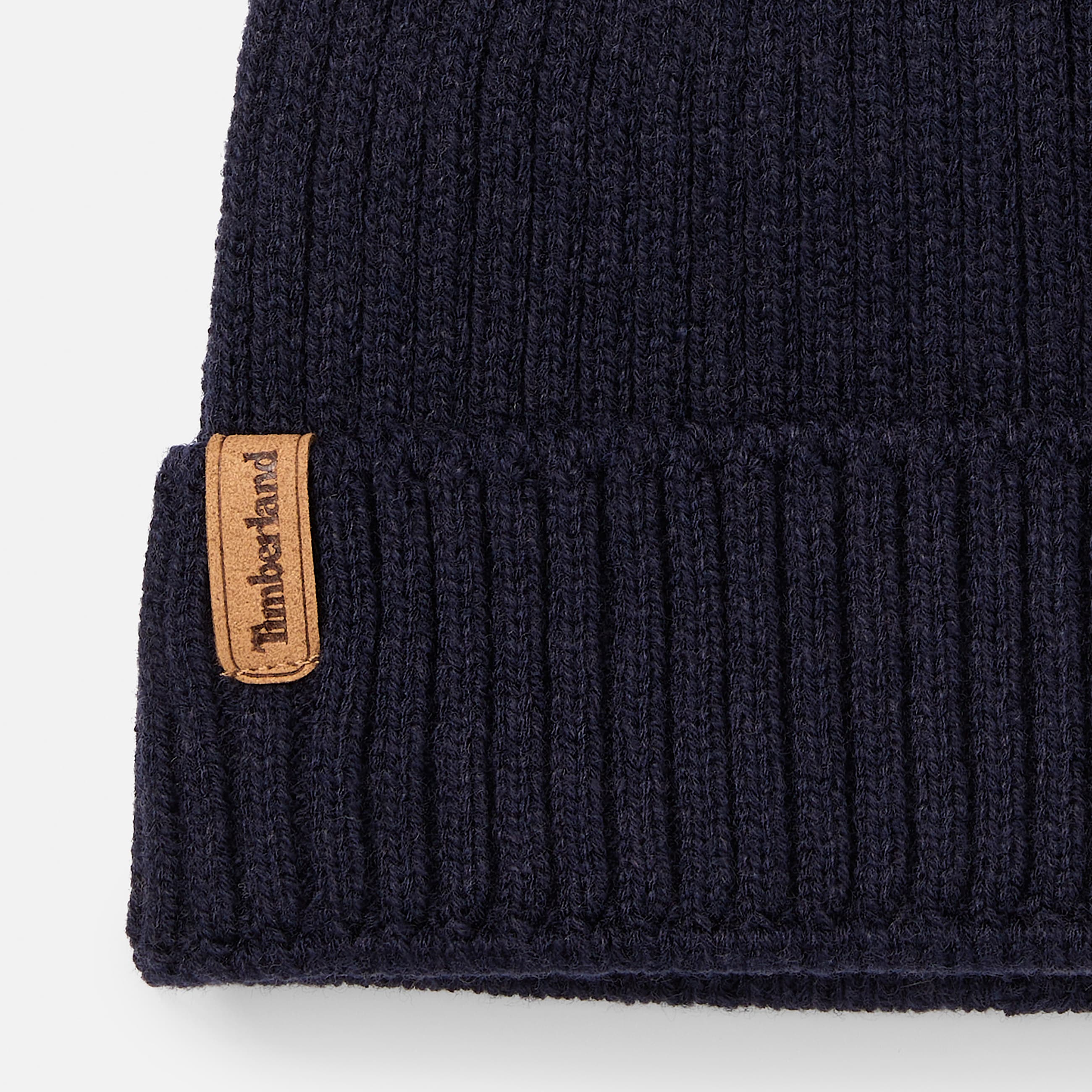 Rib Knit Beanie TBL Dark Navy ALT2