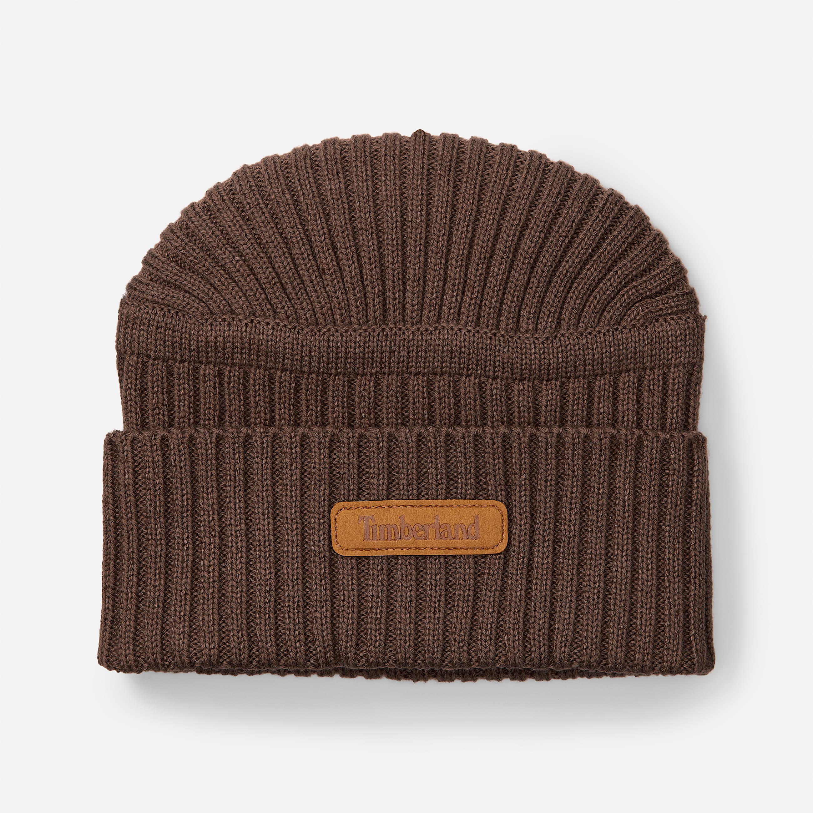 Gulf Beach Ribbed Beanie TBL Chocolate Brown HERO