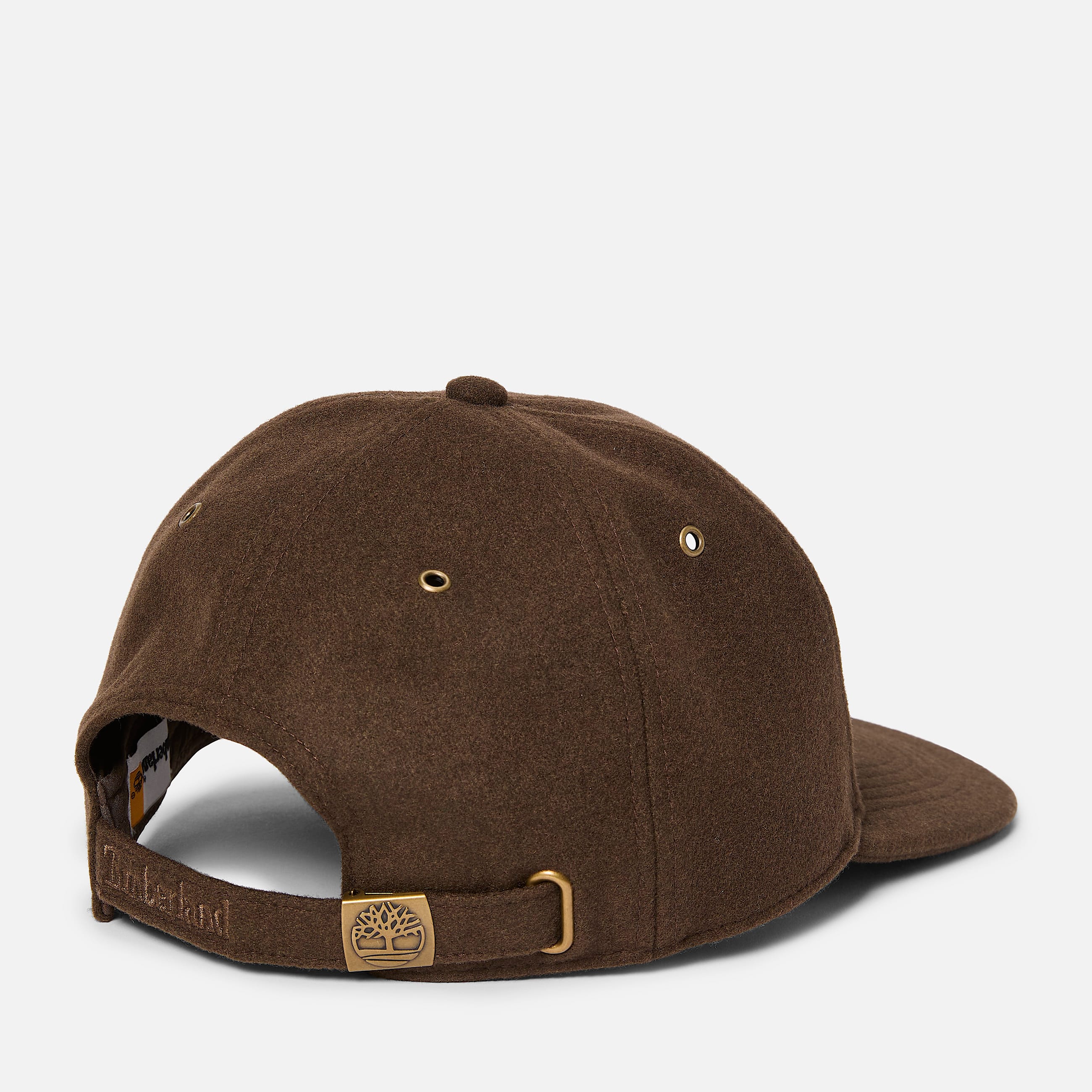 Gorra de bisbol totalmente de lana TBL Marrn chocolate ALT1