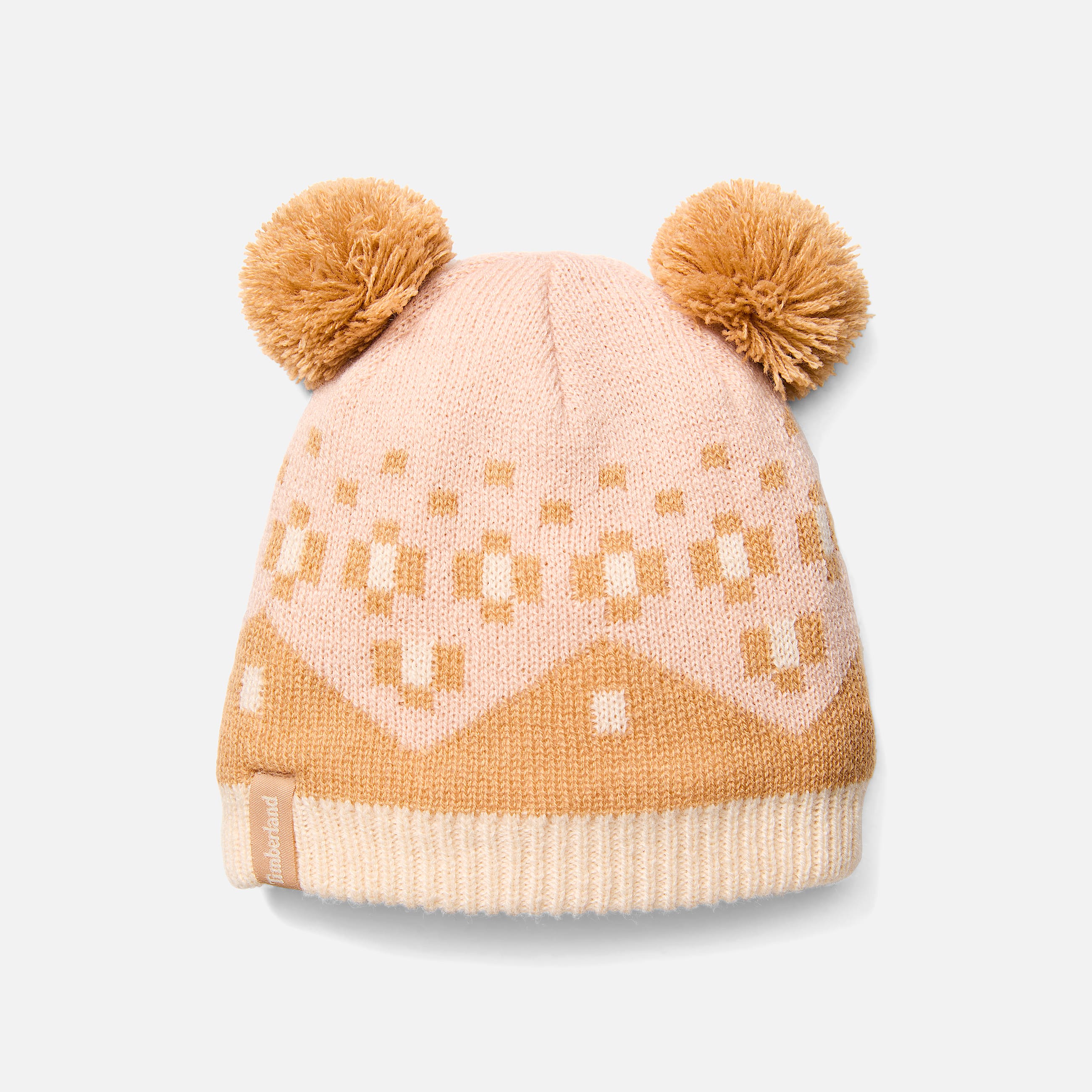 Kids Fairisle Hat  Mitten Set TBL Cameo Rose ALT2