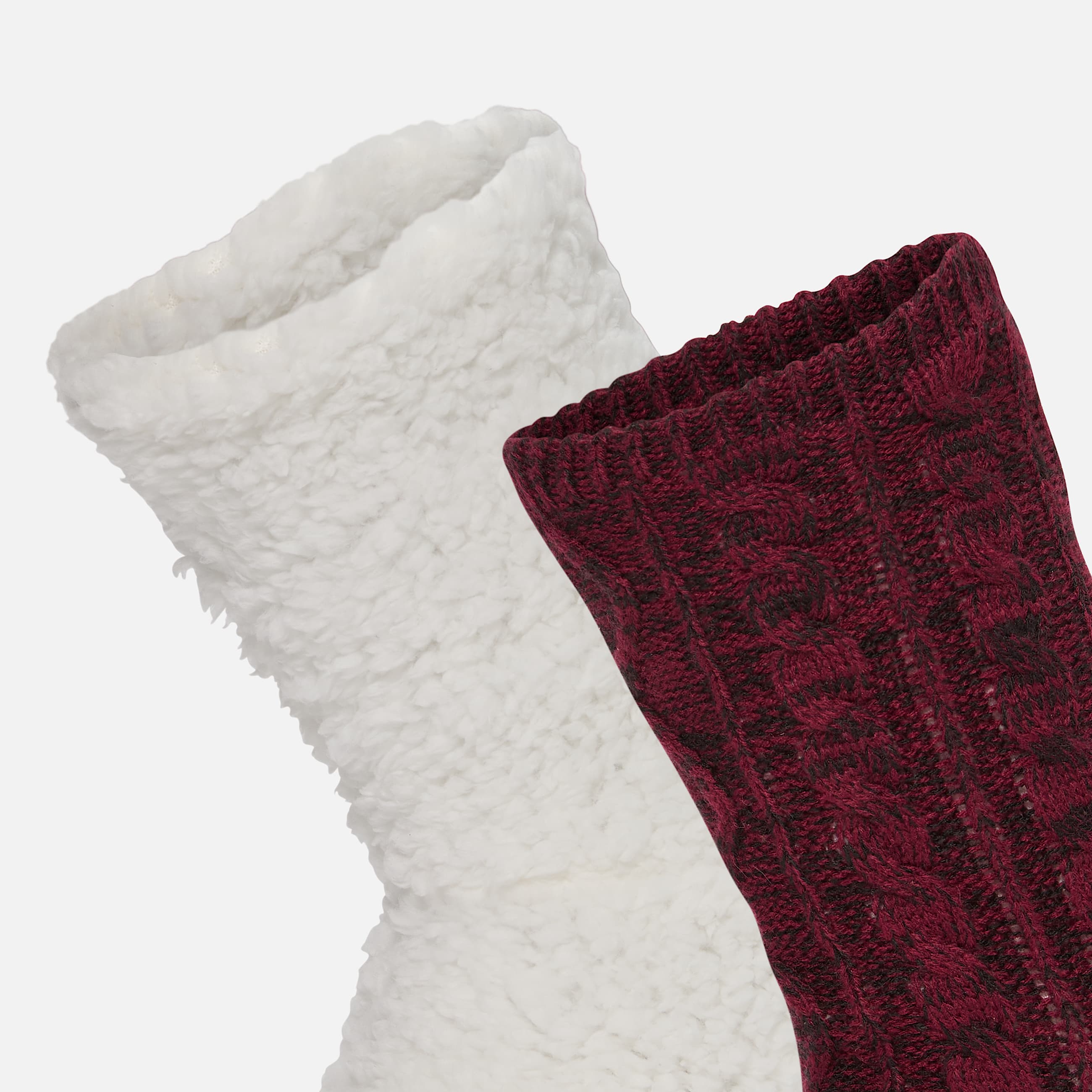 Womens Timberland Giftable Cabin Sock TBL Burgundy ALT2