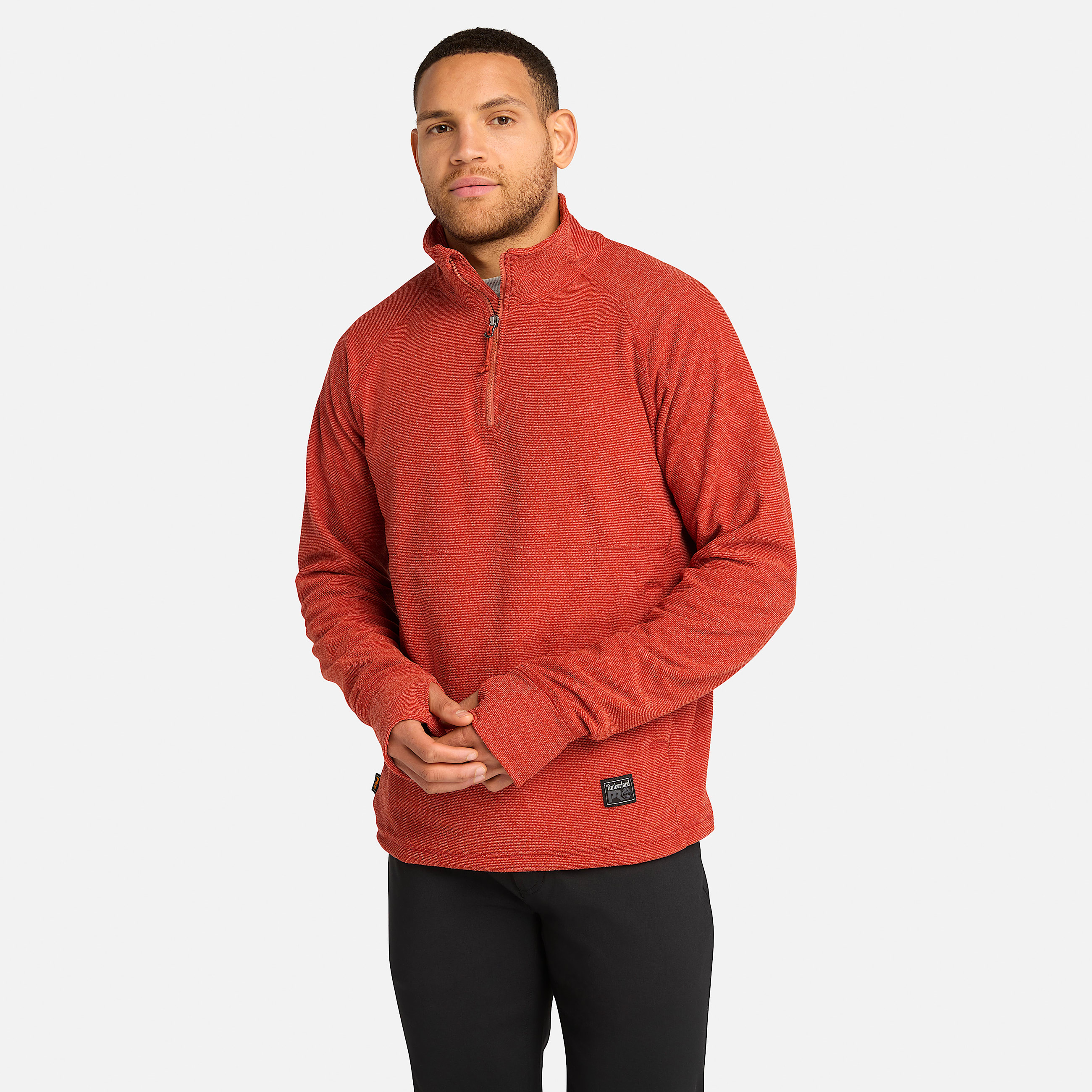 Men's Timberland PRO® Irvine 1/4-Zip Waffle Fleece Jacket