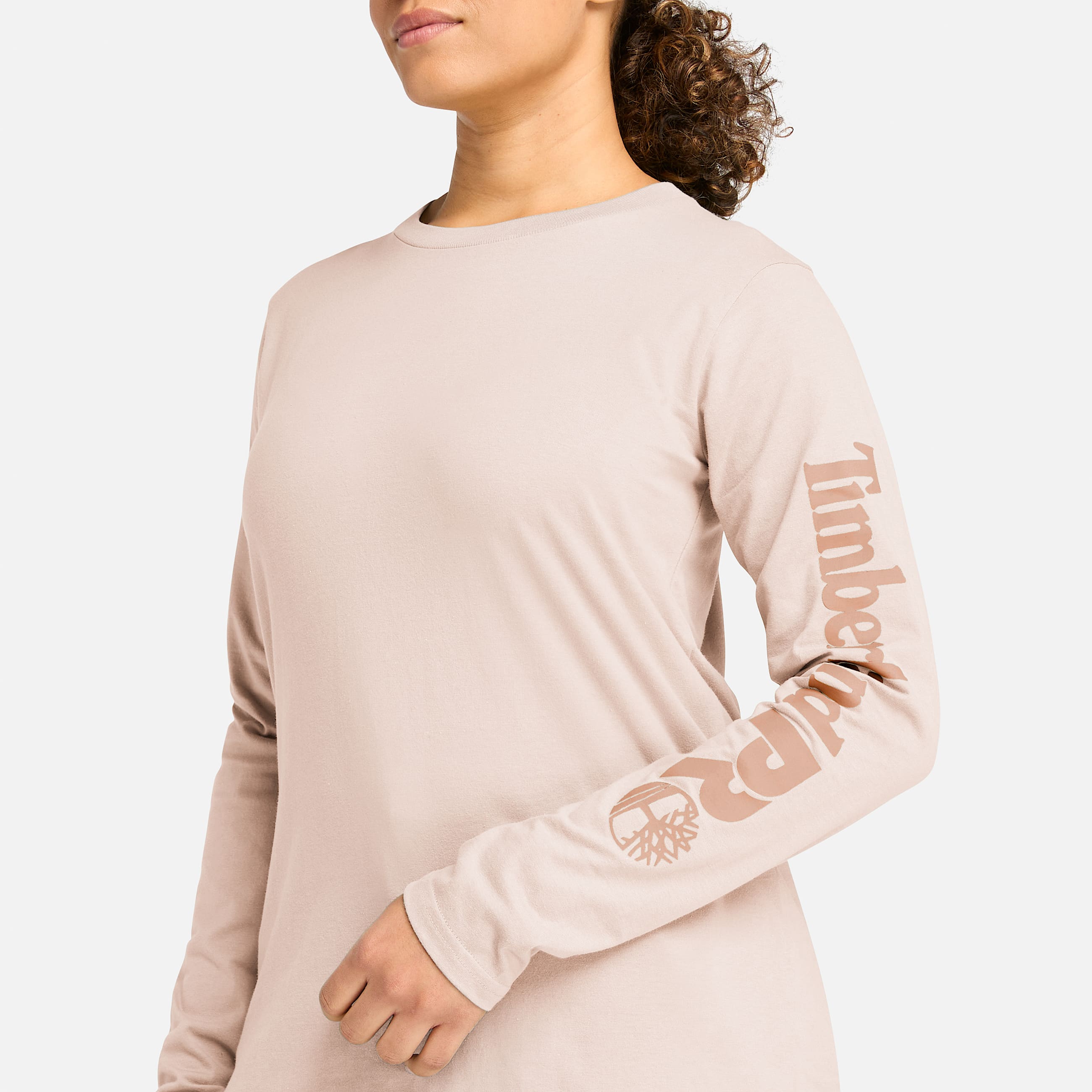 Womens Timberland PRO Core LongSleeve TShirt TBL Cameo Rose ALT2