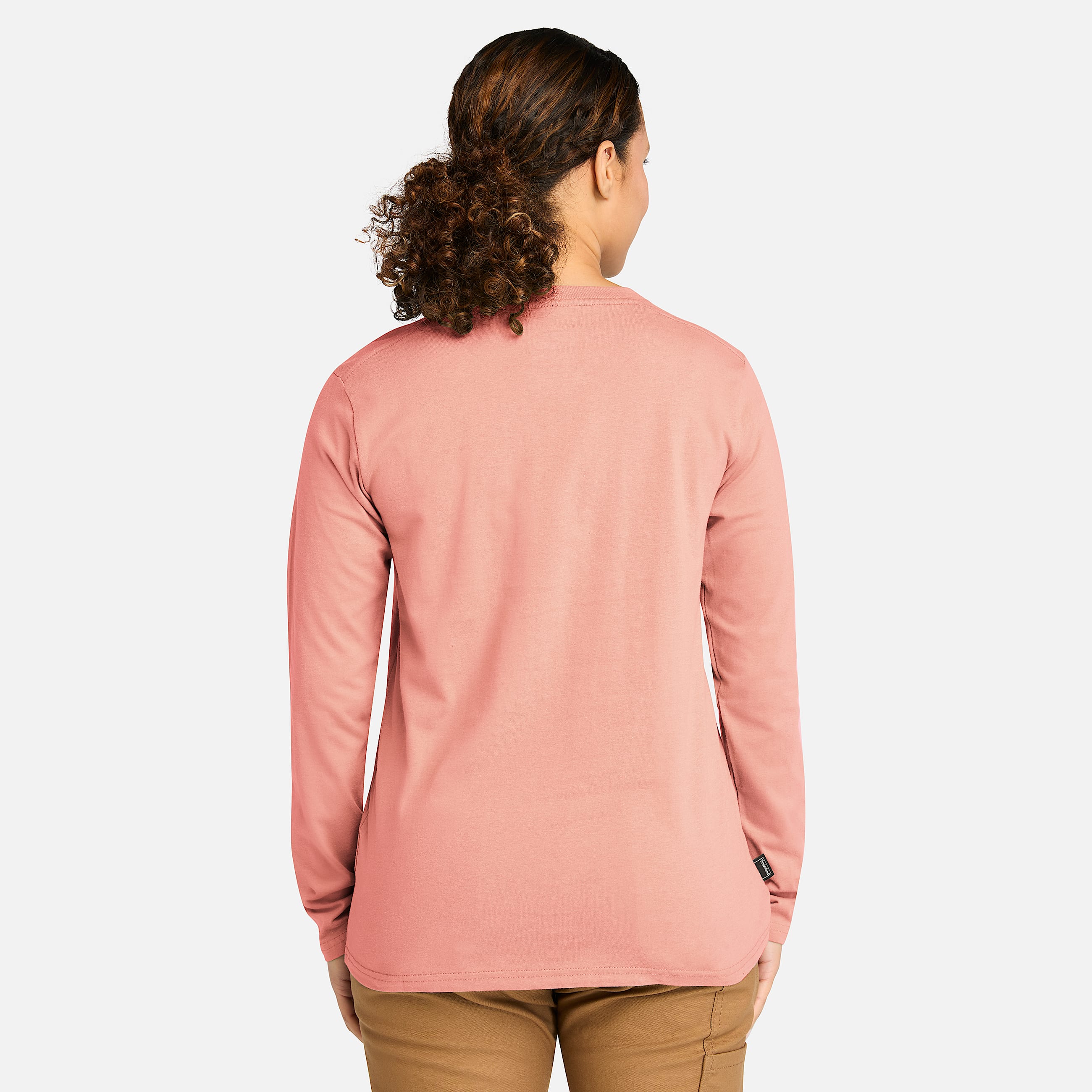 Womens Timberland PRO Core LongSleeve TShirt TBL Terra Cotta ALT9