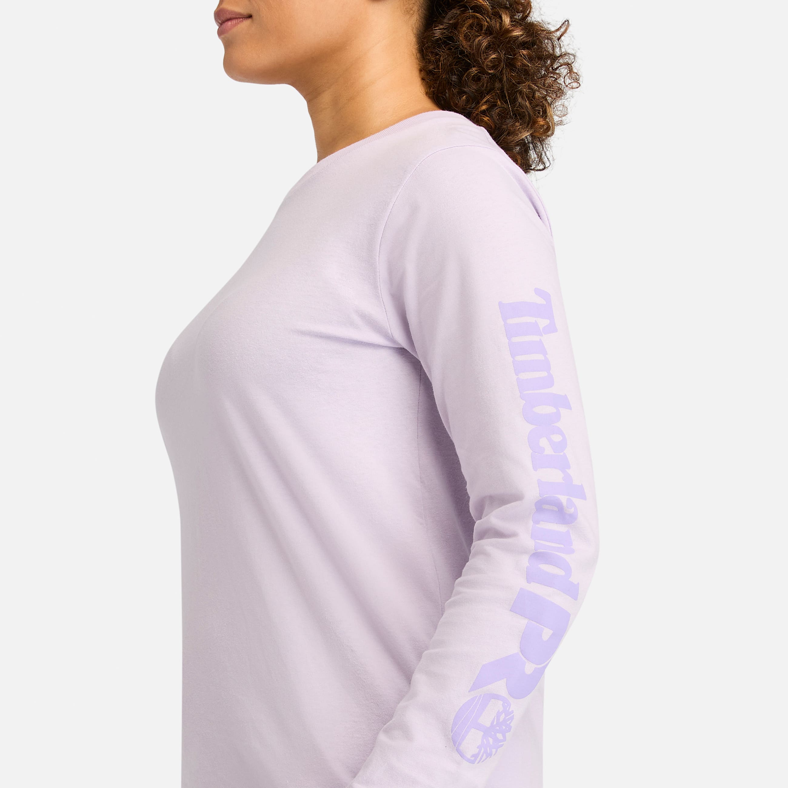 Womens Timberland PRO Core LongSleeve TShirt TBL Pastel Lilac ALT2