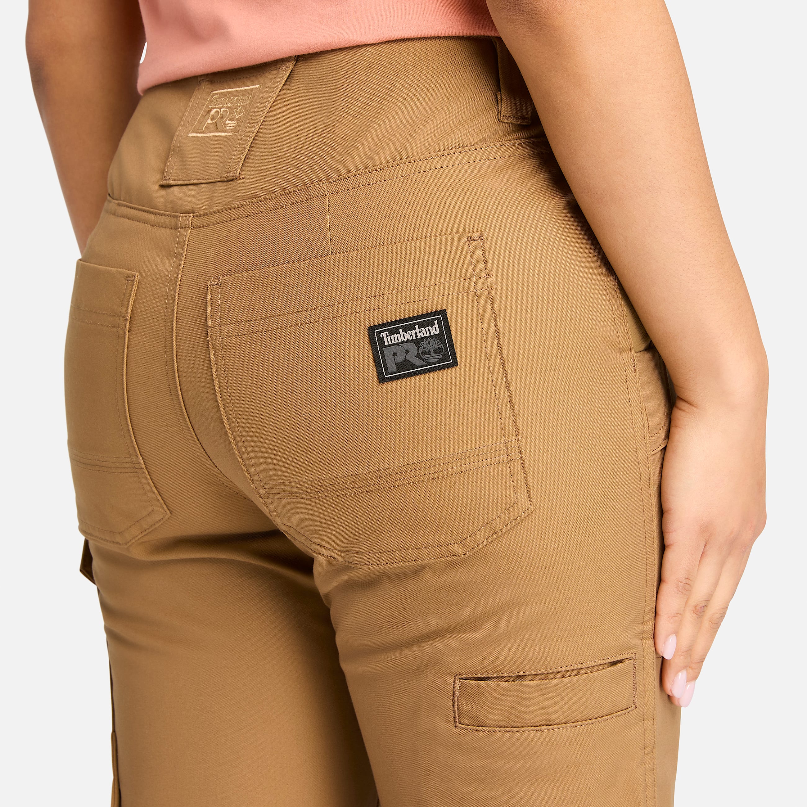 Womens Timberland PRO DoubleFront Duck Utility Pant TBL Dark Wheat ALT3