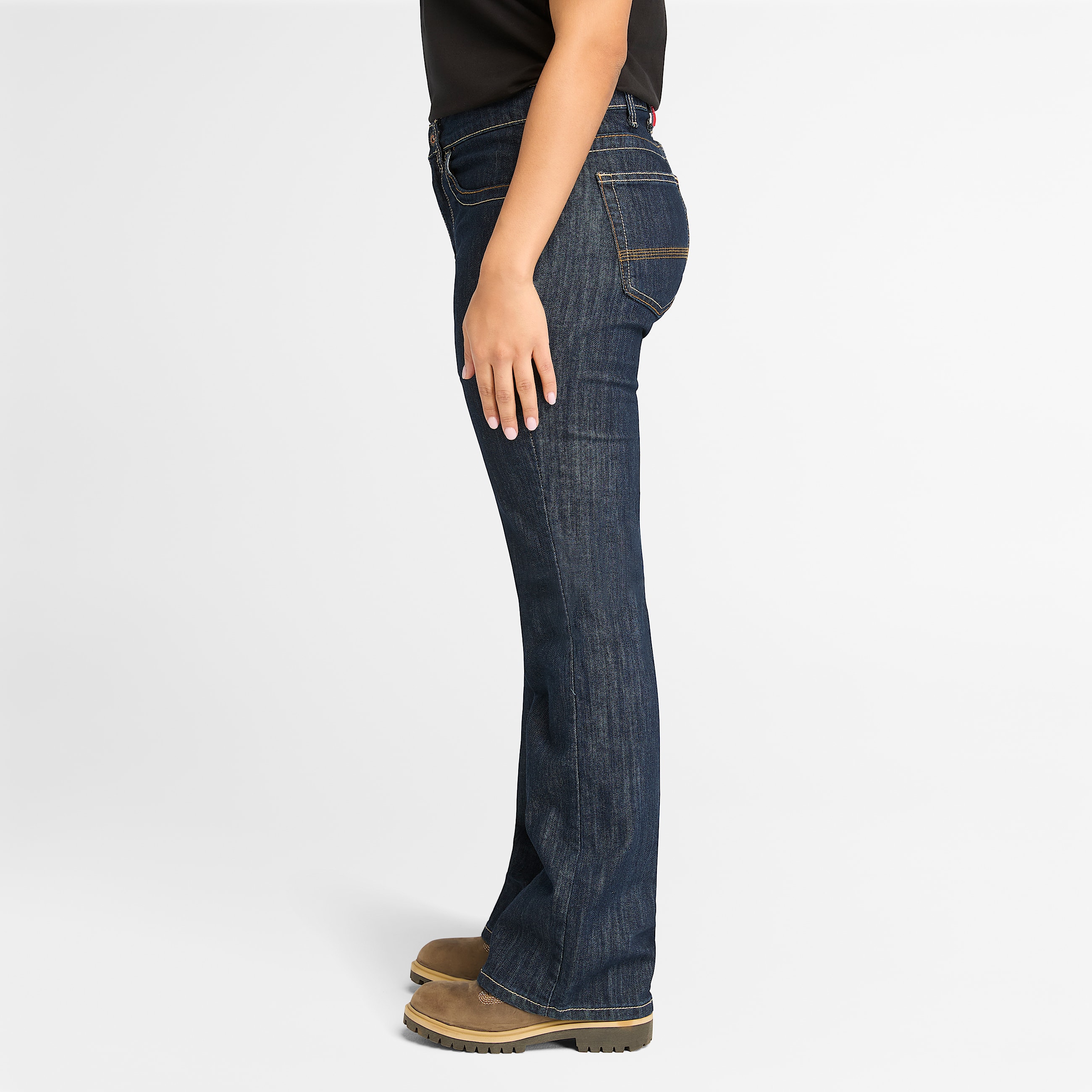 Jeans de trabajo Timberland PRO GritNGrind FlameResistant Flex Denim para mujer TBL Lavado oscuro ALT8