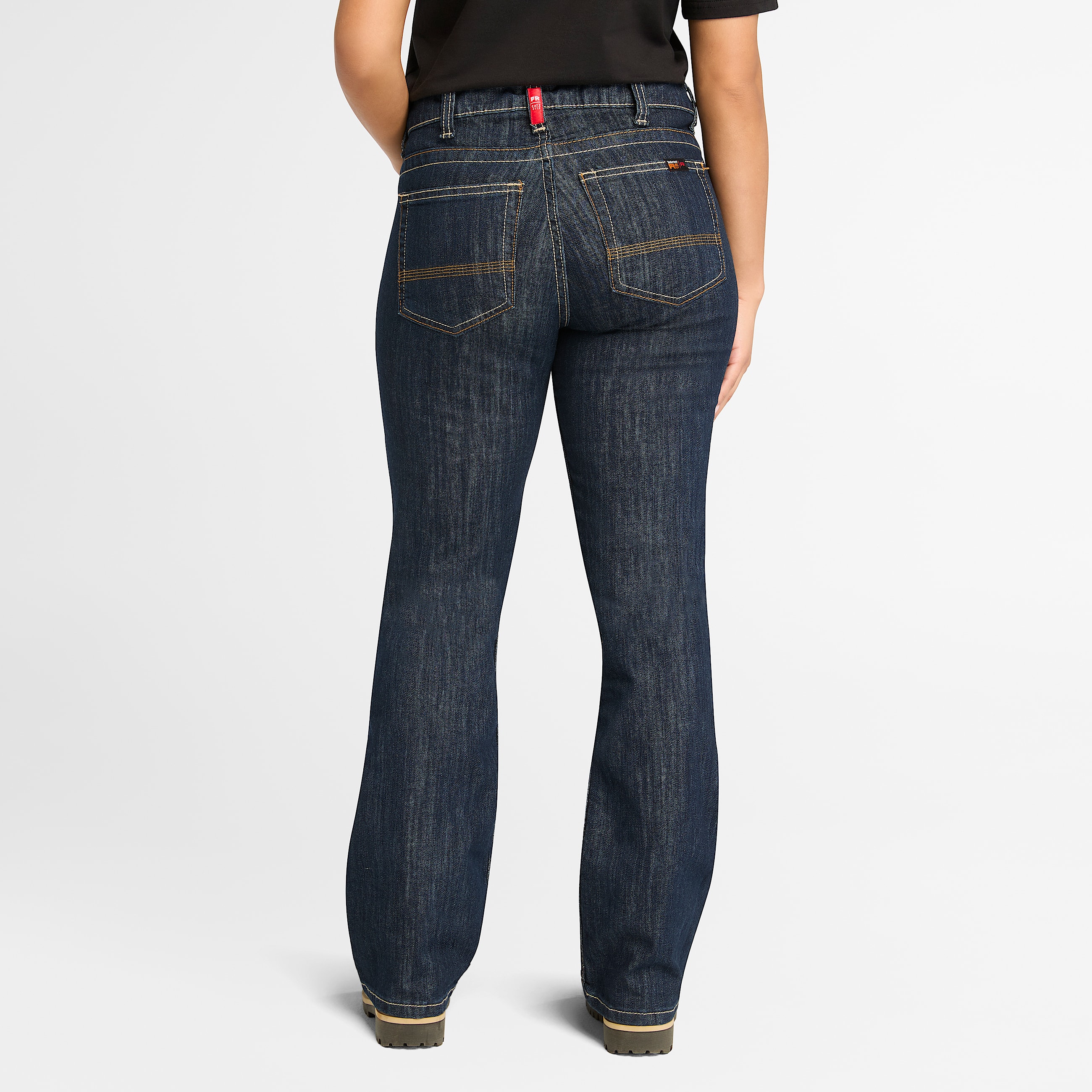 Jeans de trabajo Timberland PRO GritNGrind FlameResistant Flex Denim para mujer TBL Lavado oscuro ALT9