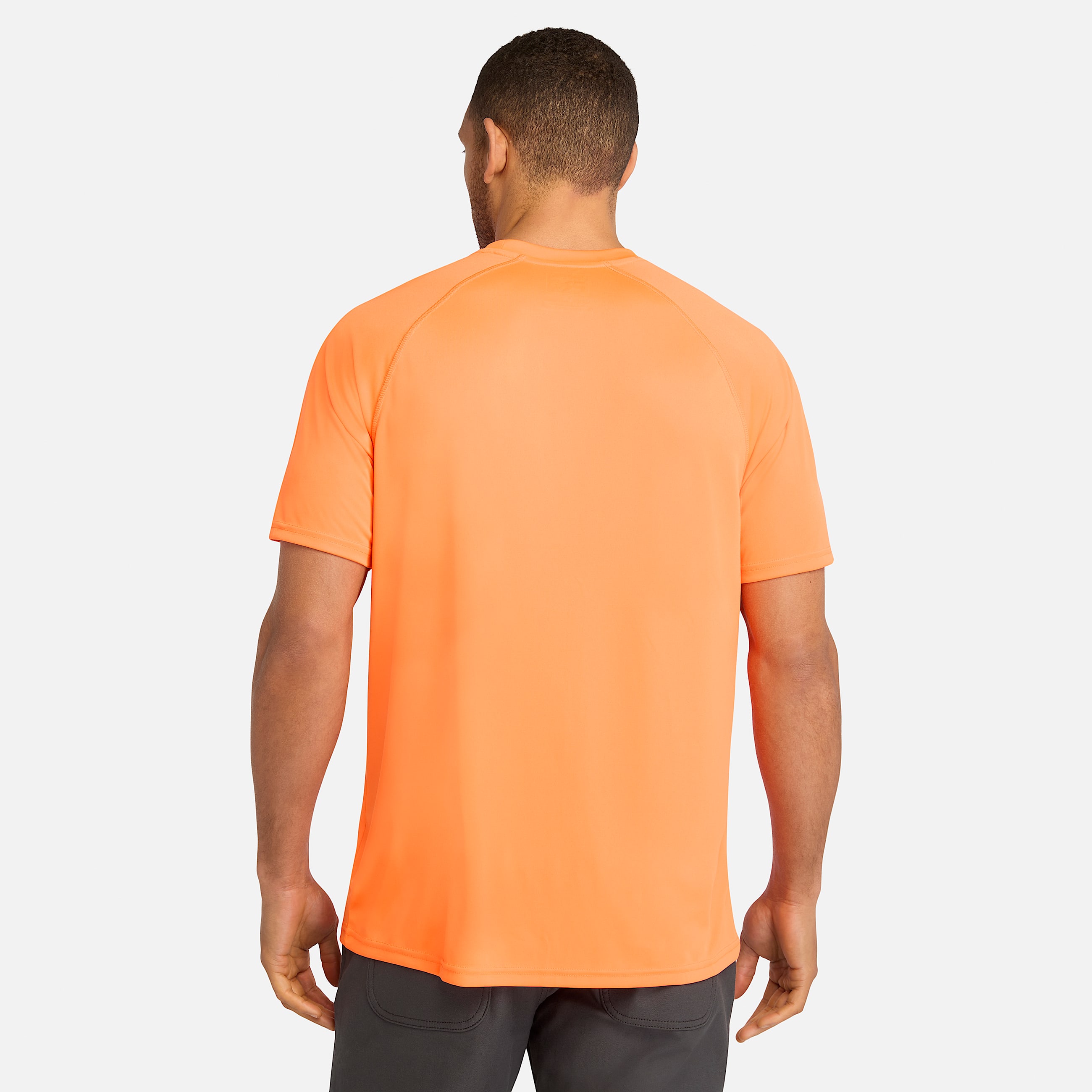 Mens Timberland PRO Wicking Good Sport TShirt TBL Bright Orange ALT9