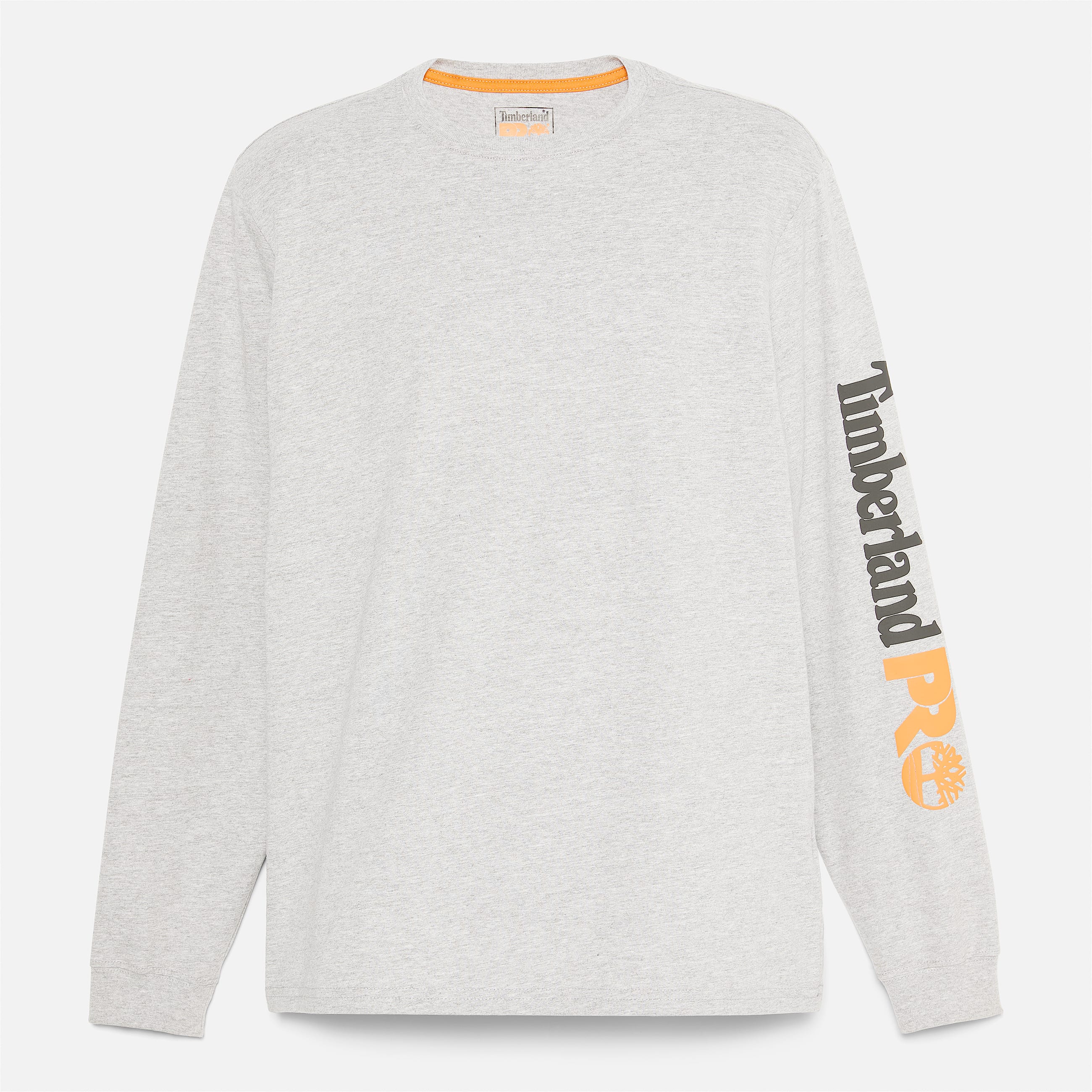 Mens Timberland PRO Core Logo LongSleeve TShirt TBL Grey Heather ALT10