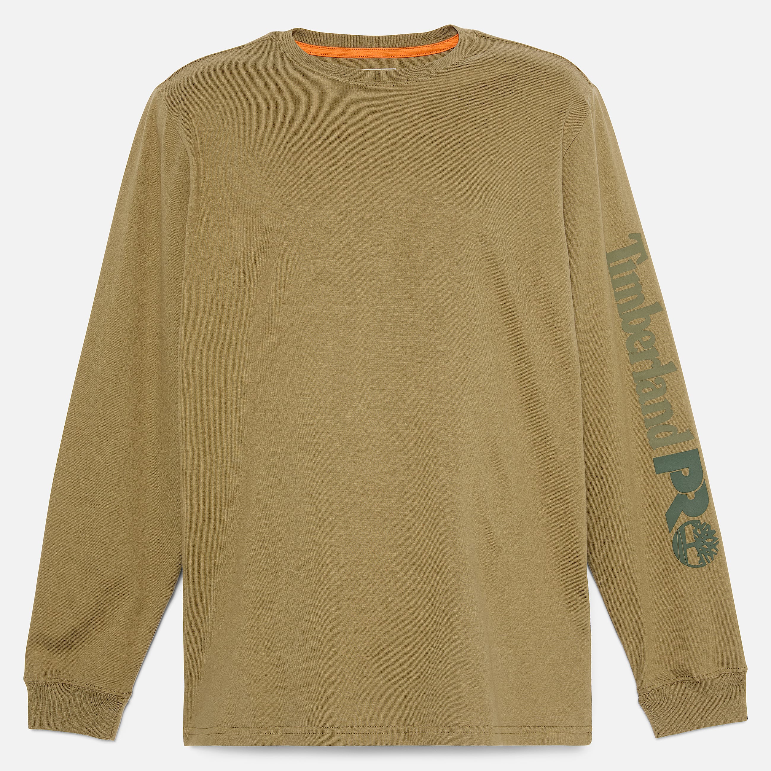Mens Timberland PRO Core Logo LongSleeve TShirt TBL Burnt Olive ALT10