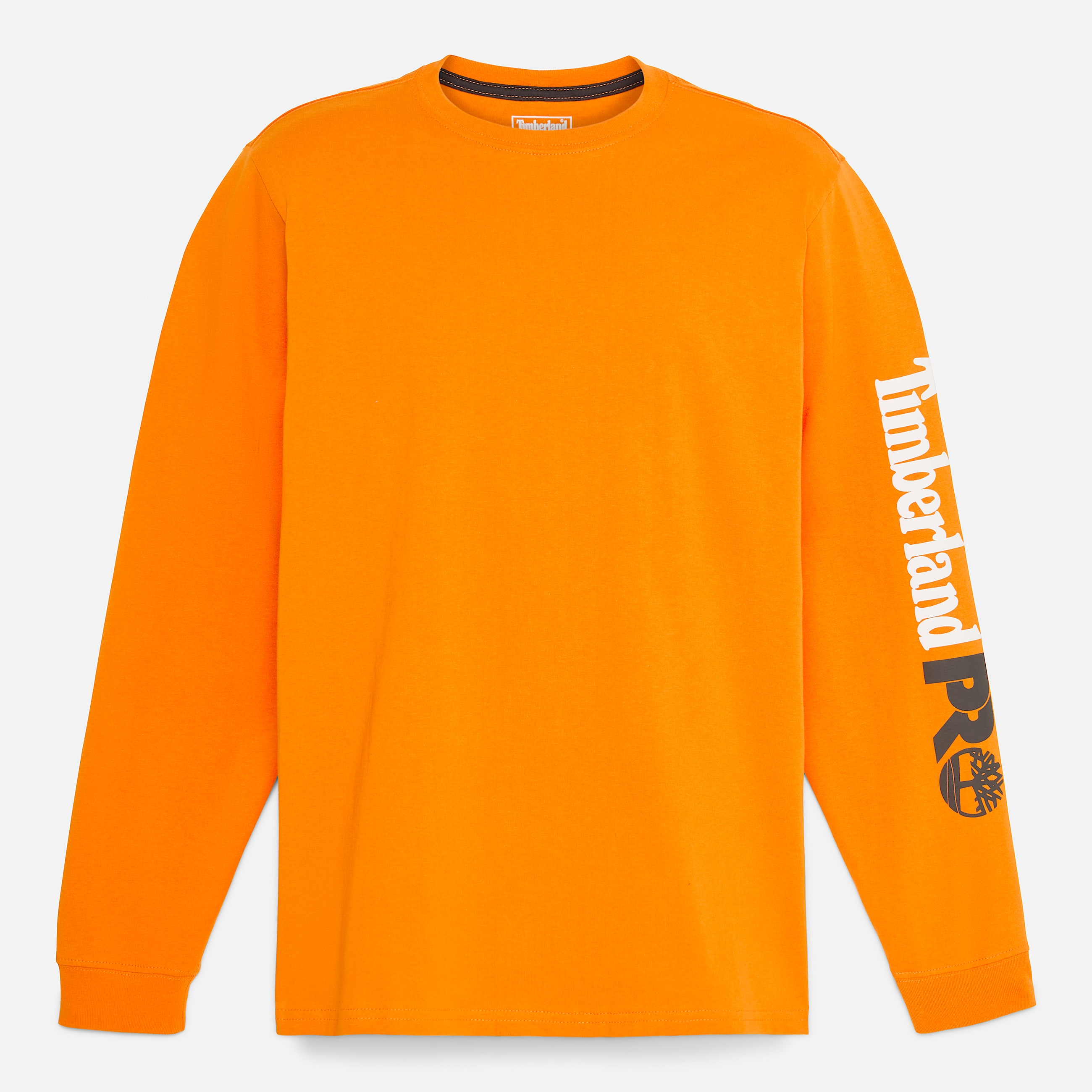 Mens Timberland PRO Core Logo LongSleeve TShirt TBL PRO Orange ALT10