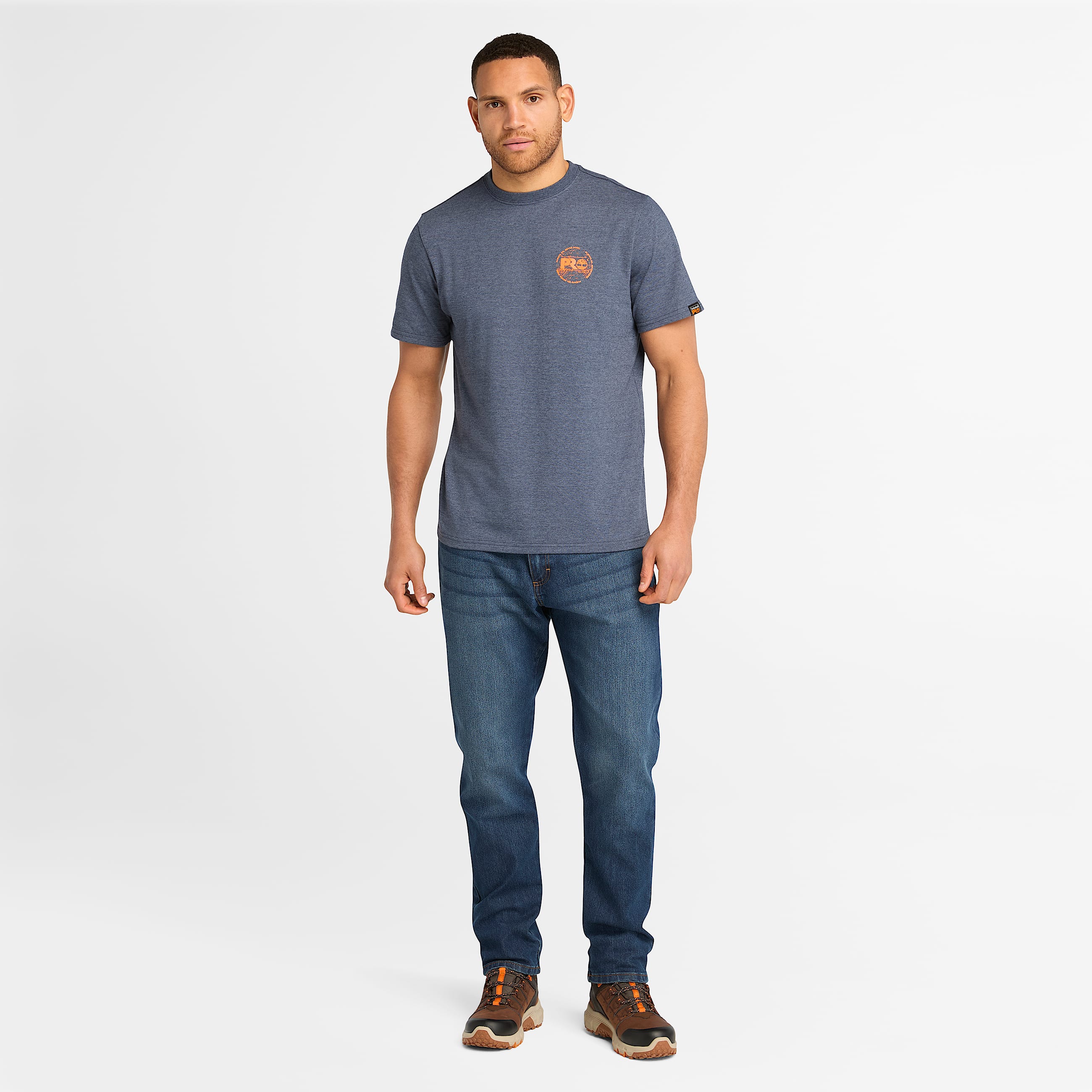 Tshirt estampada para hombre Timberland PRO Core ADND TBL Azul oscuro jaspeado ALT1