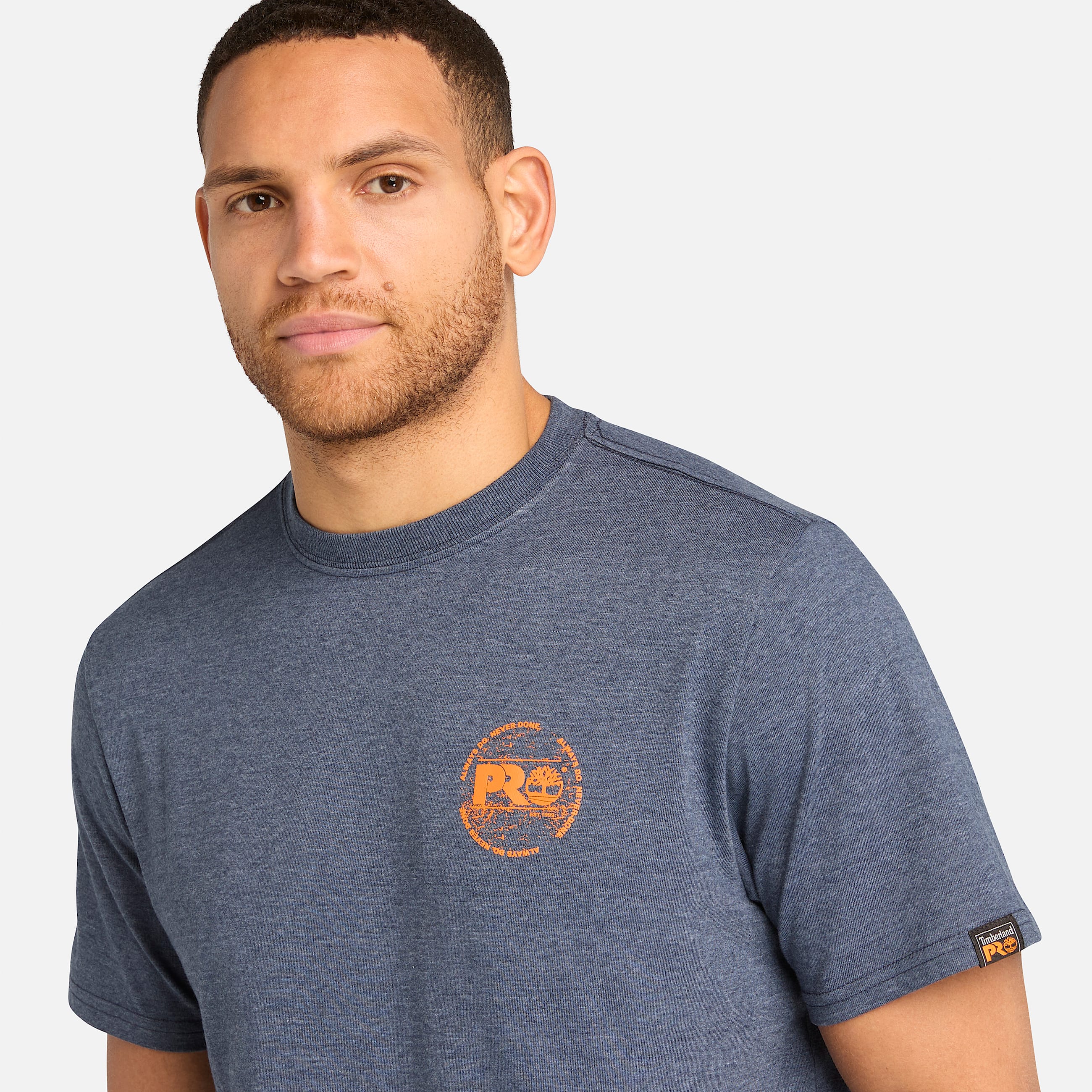 Tshirt estampada para hombre Timberland PRO Core ADND TBL Azul oscuro jaspeado ALT2