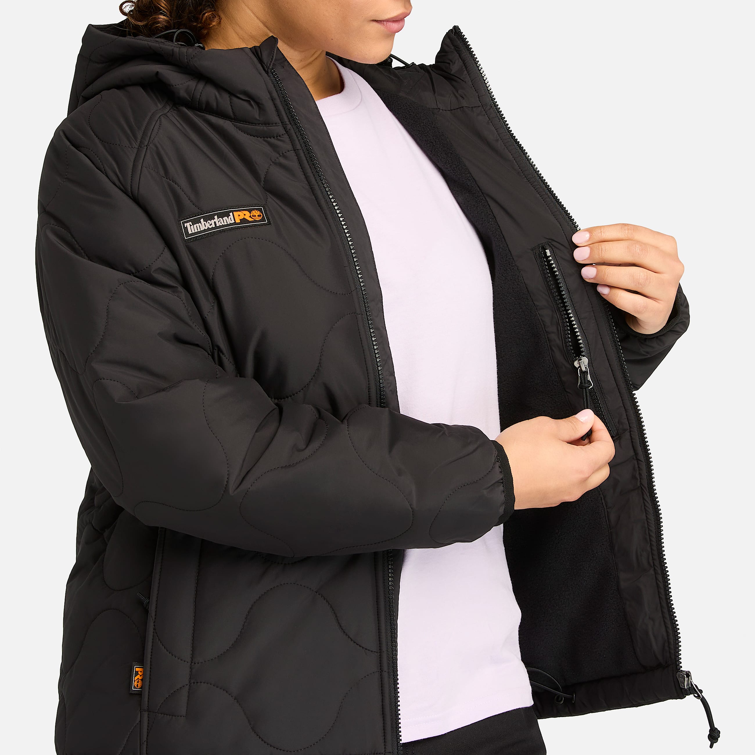 Womens Timberland PRO Hypercore Insulated Jacket TBL Black ALT3