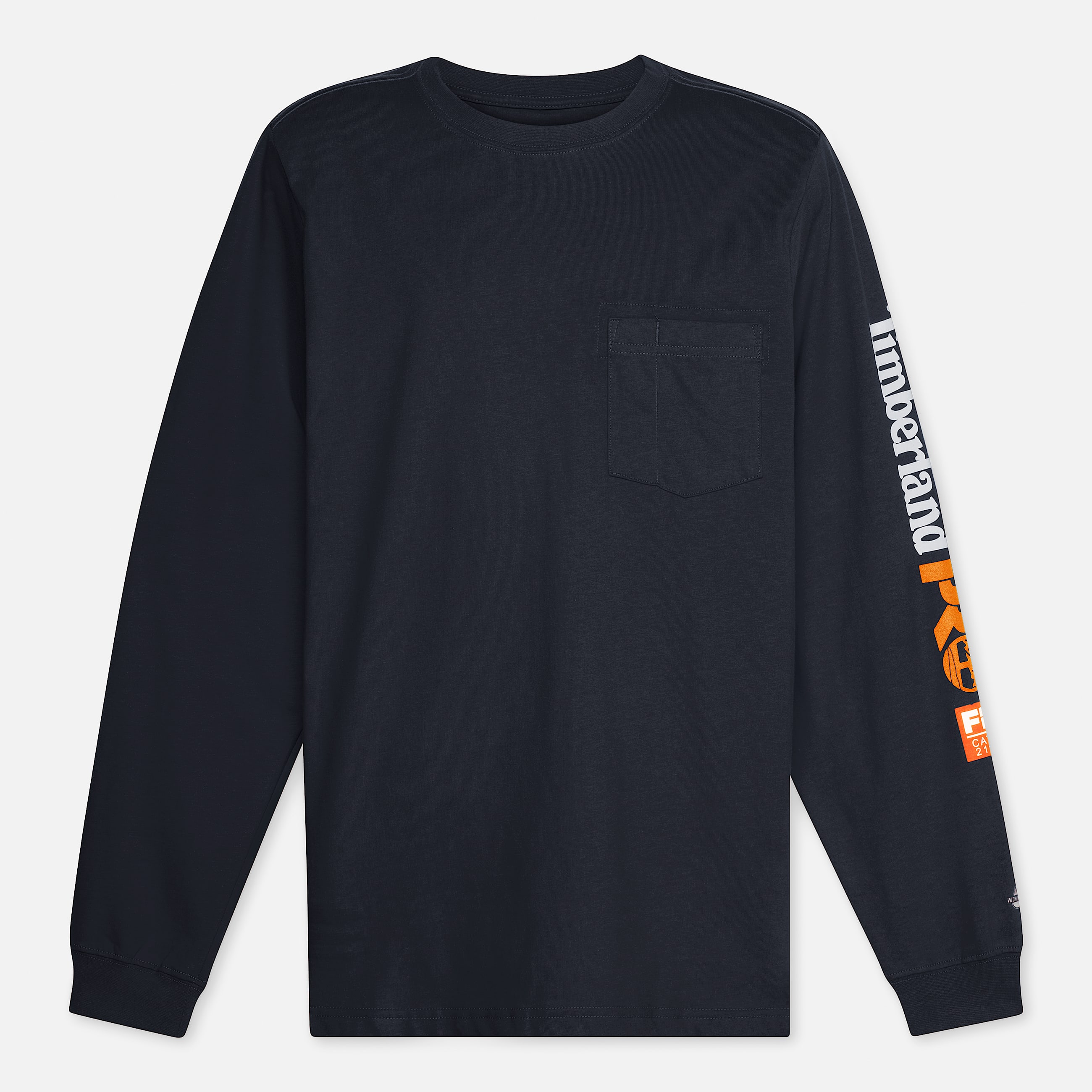 TShirt de manga larga Timberland PRO Cotton Core FlameResistant para hombre TBL Azul marino ALT10