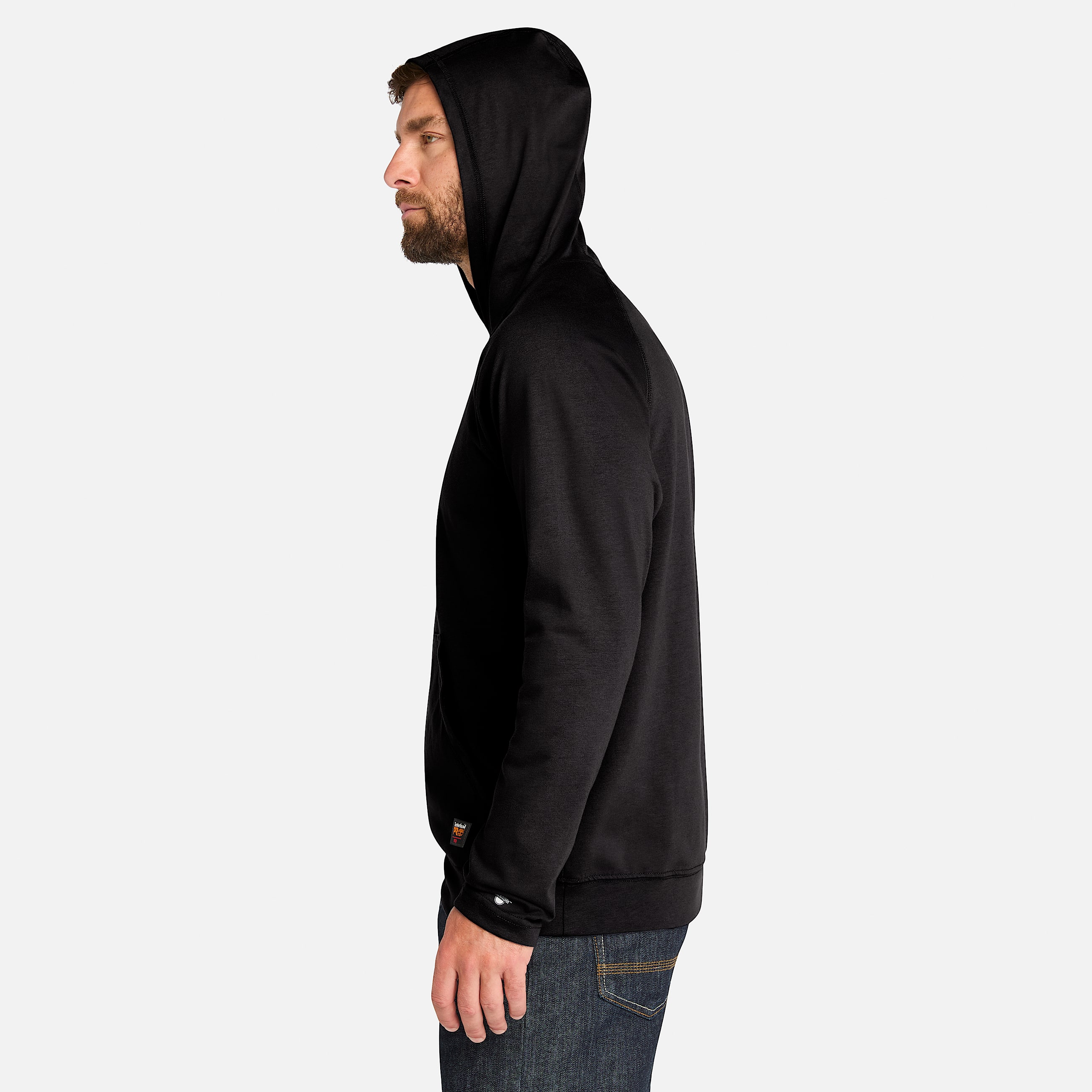 Hoodie para hombre Cotton Core Resistente al fuego TBL Negro ALT8