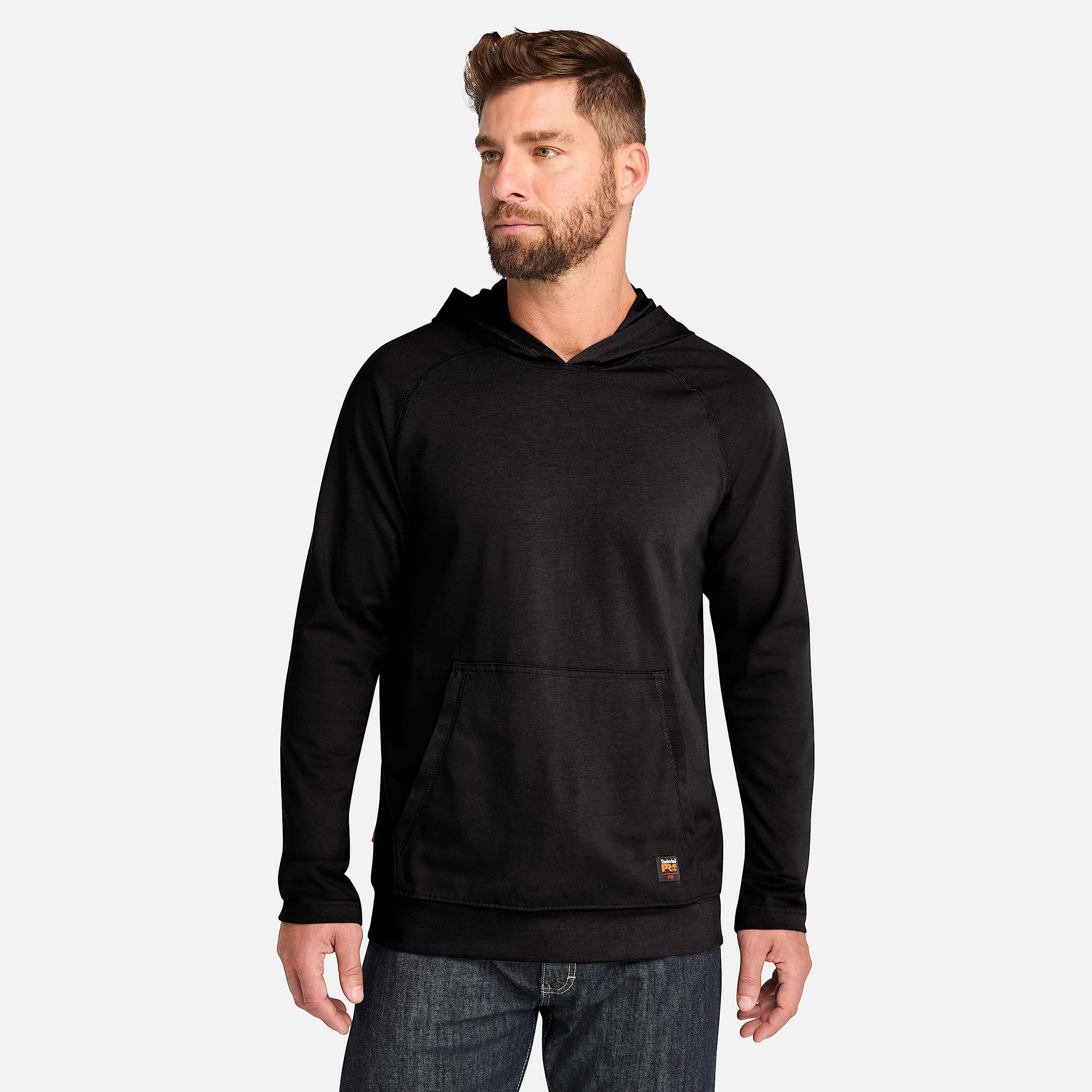 Hoodie para hombre Cotton Core Resistente al fuego TBL Negro HERO