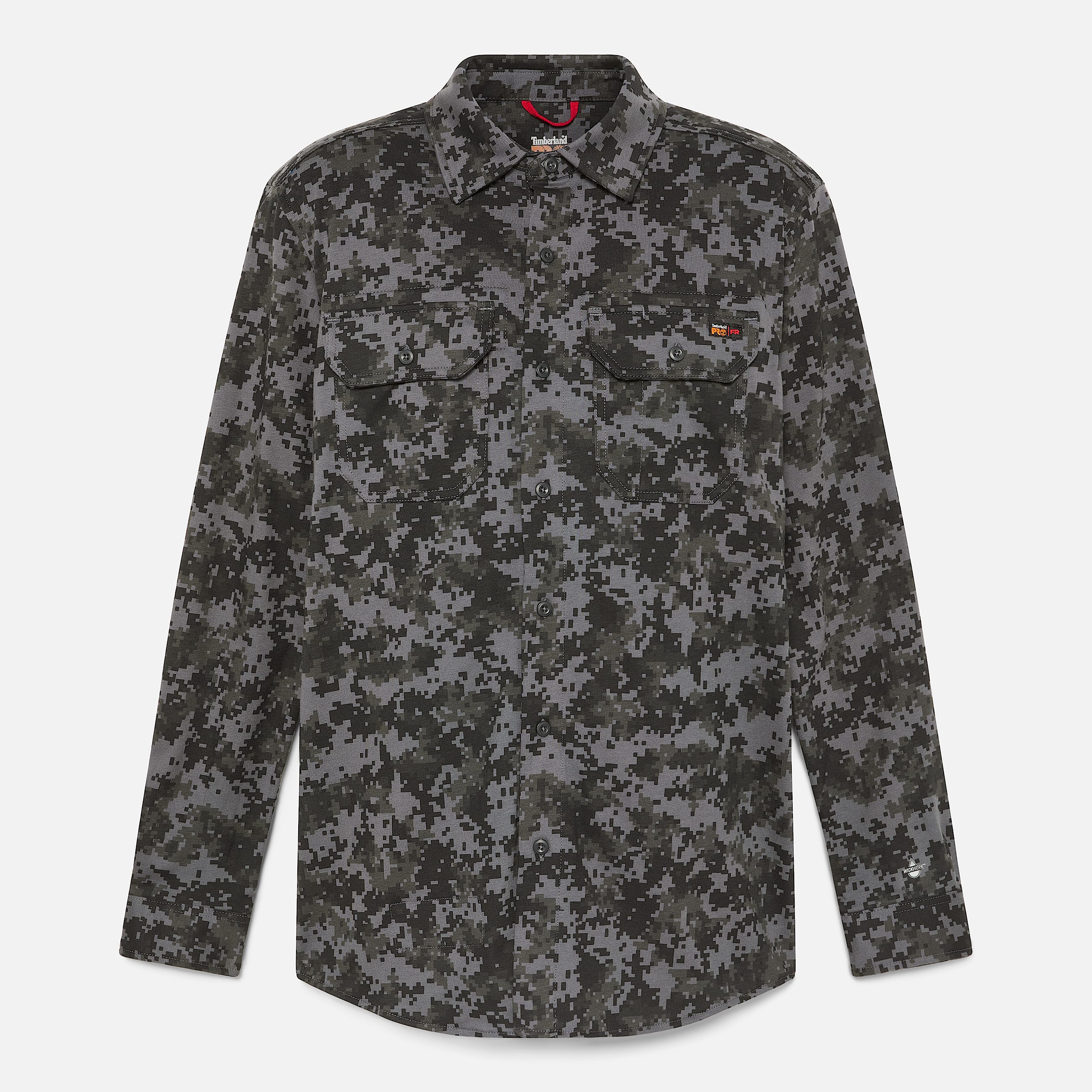 Mens Timberland PRO Cotton Core FlameResistant Shirt TBL Black Digital Print ALT10