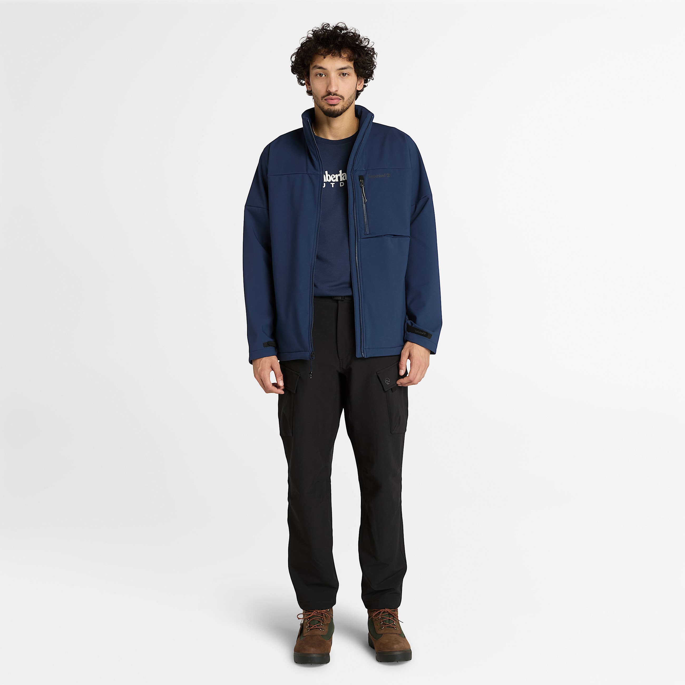 Mens Timberland Baxter Peak Mobi Flex Tech Brushed Back Pant TBL Black ALT1