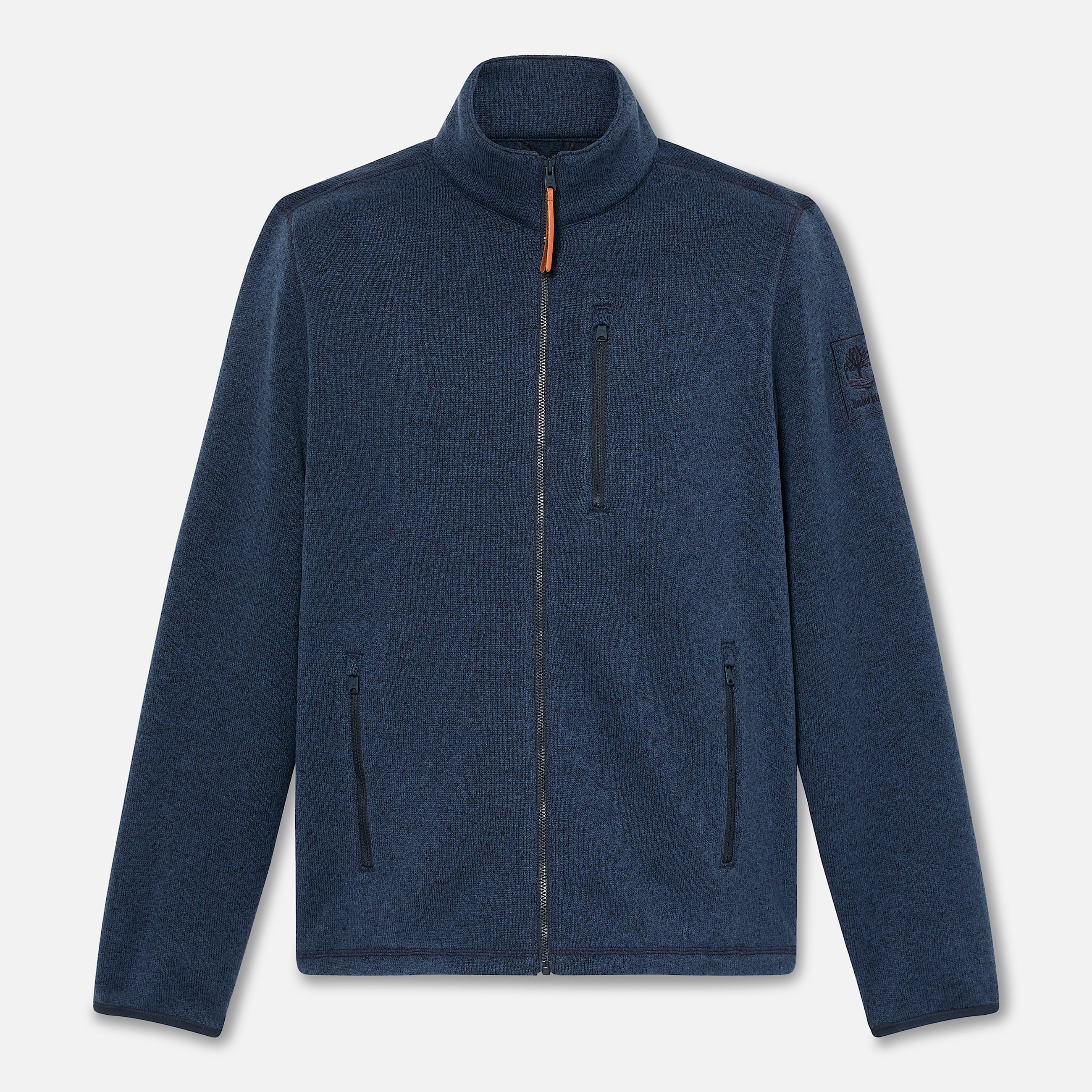 Chamarra polar Melange para hombre TBL Azul zafiro oscuro jaspeado ALT10