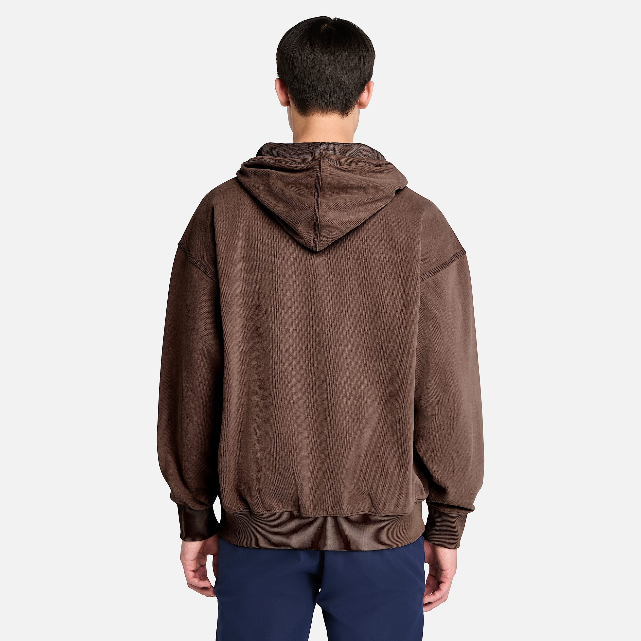 Mens Timberland 10061 FullZip Sweatshirt TBL Chocolate Brown ALT9