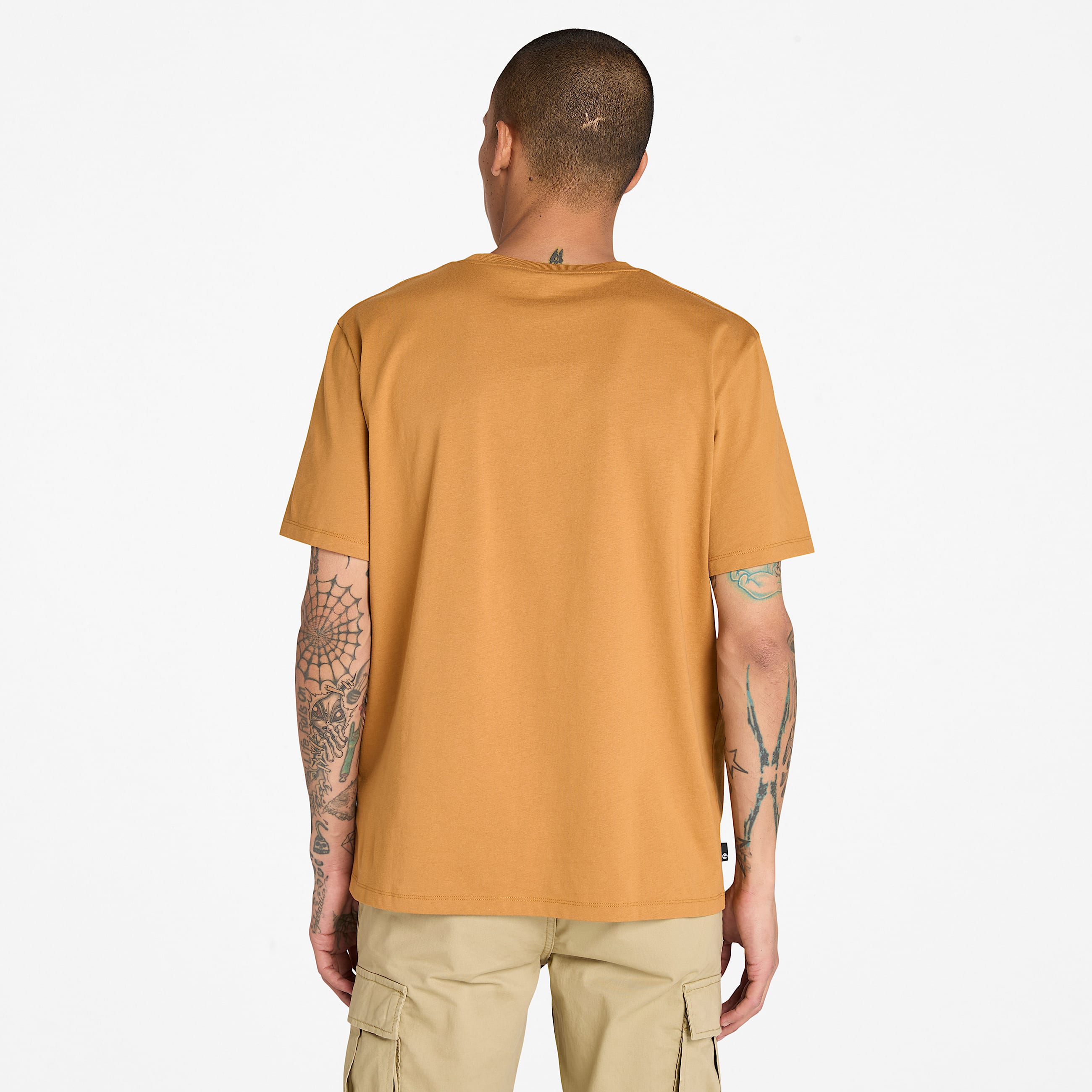 Mens Stack Logo Colored ShortSleeve TShirt TBL Wheat ALT9