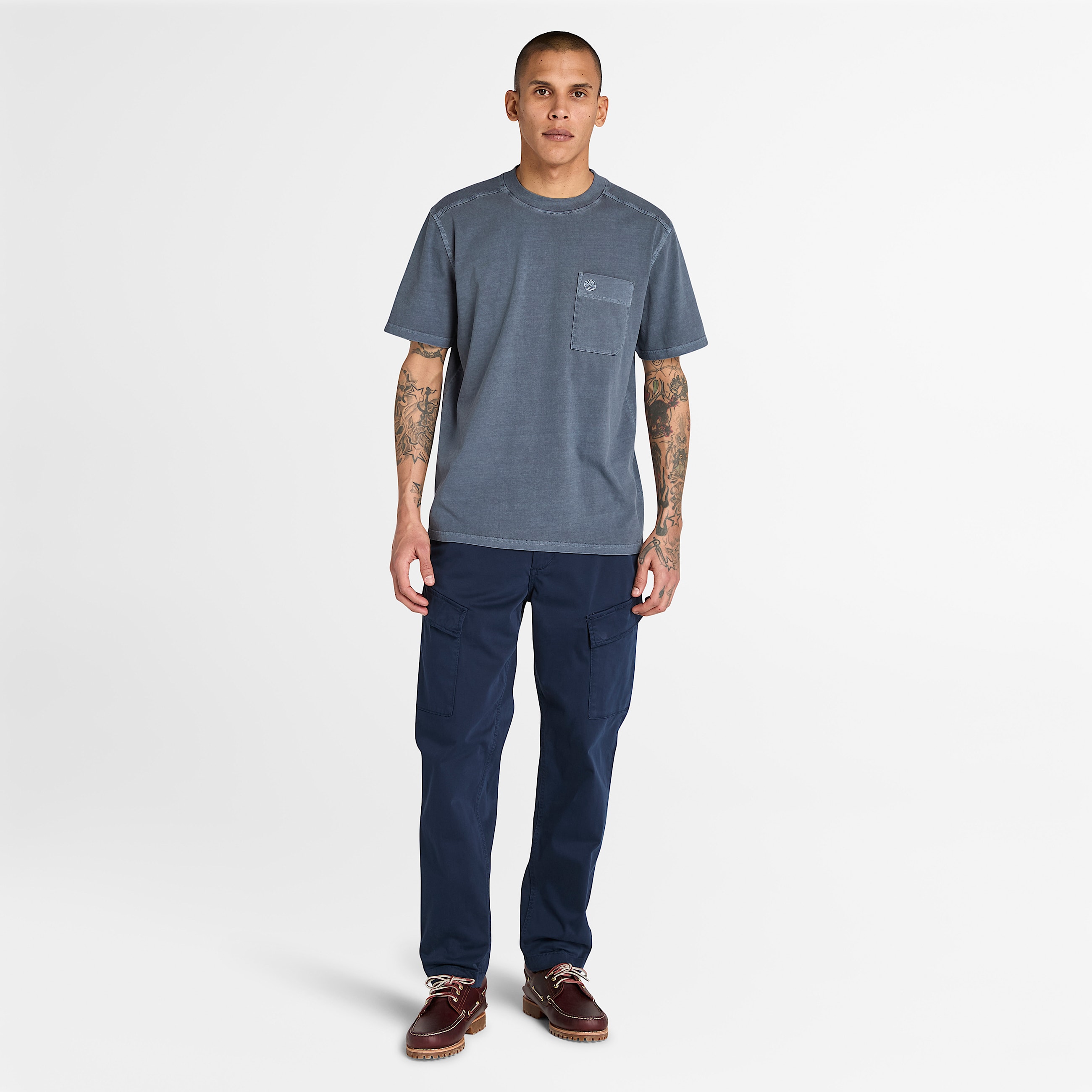 Mens Timberland Baxter Peak Comfort Cargo Pant TBL Dark Navy ALT1