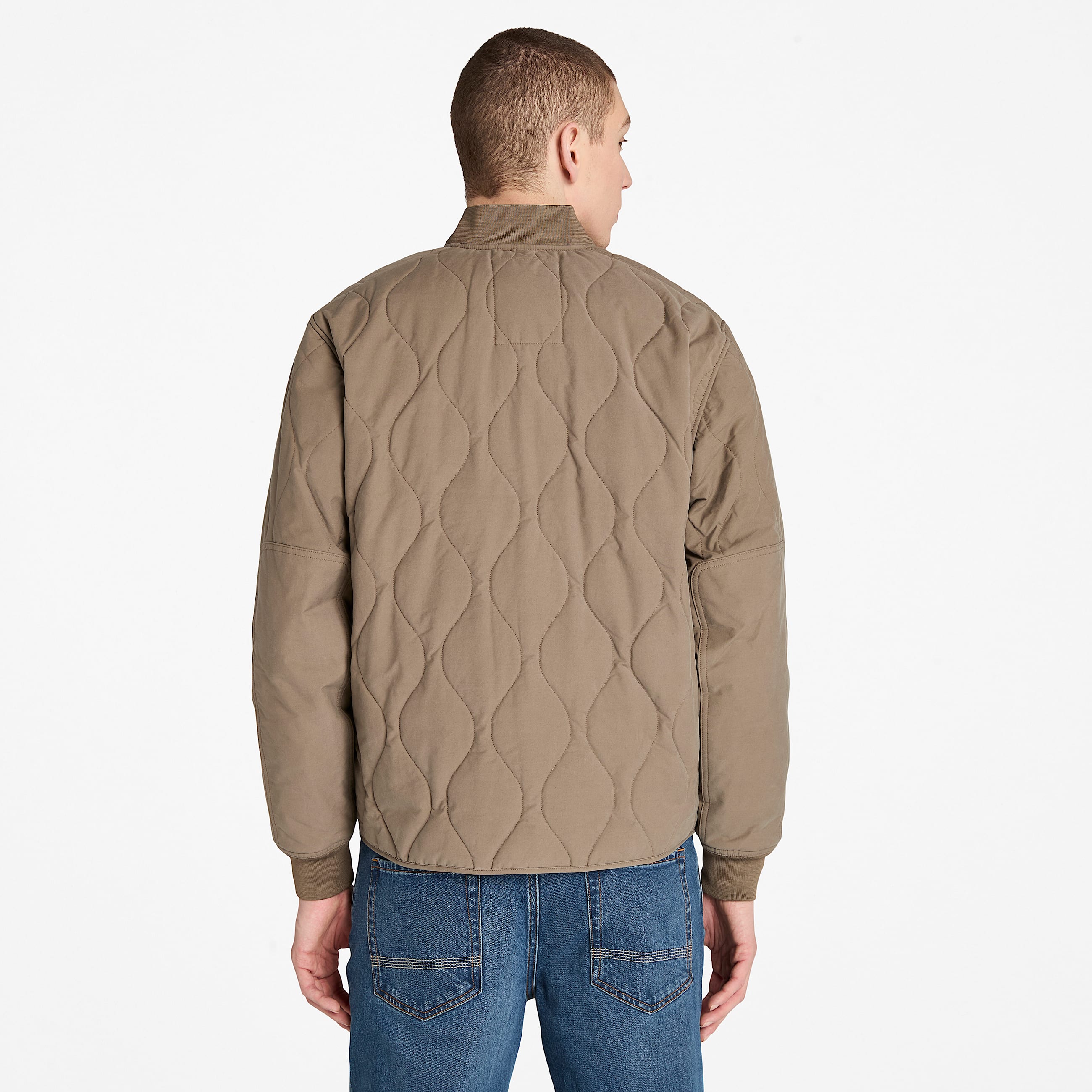 Mens Quilted Jacket TBL Chocolate Chip ALT9