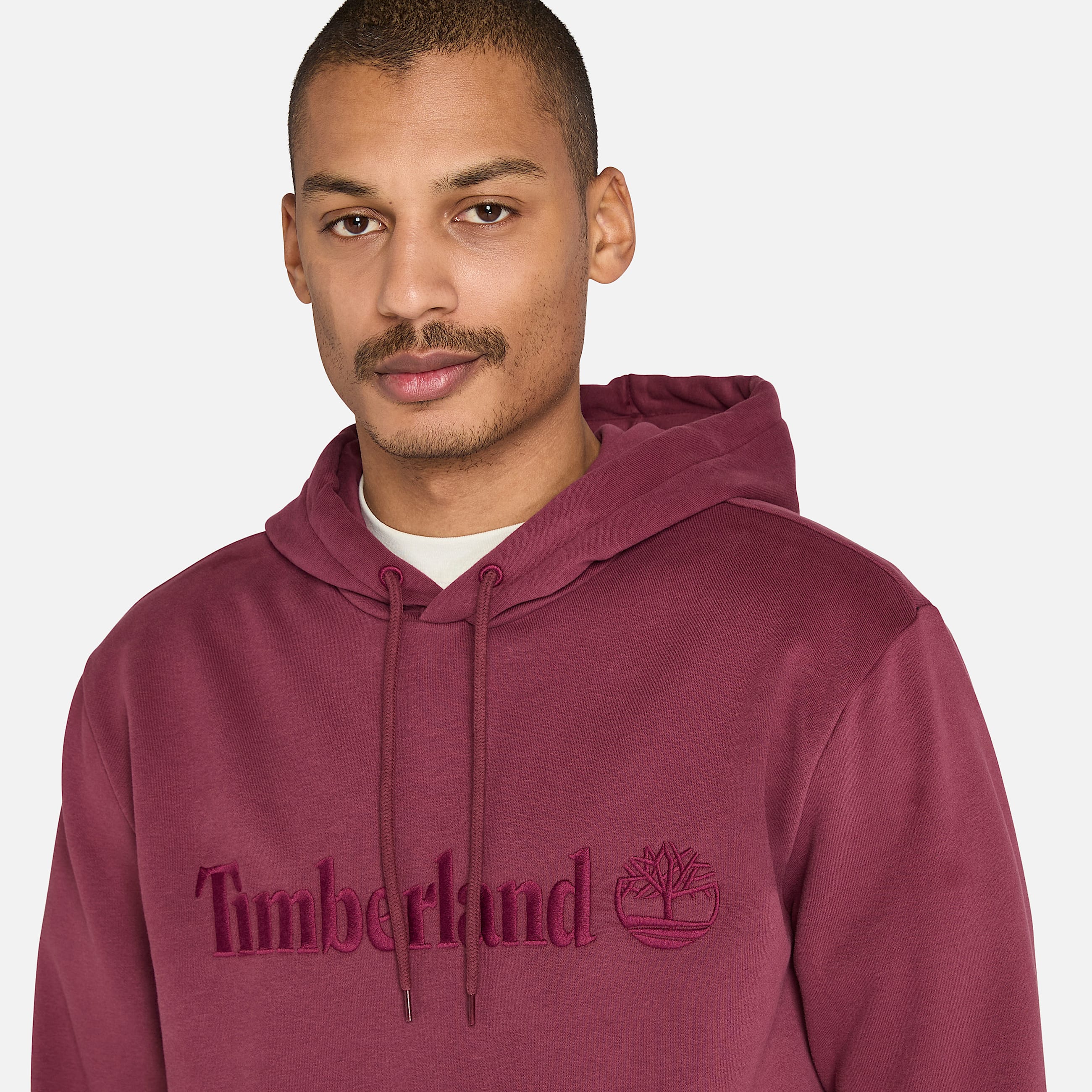 Mens Hampton Hoodie TBL Burgundy ALT2