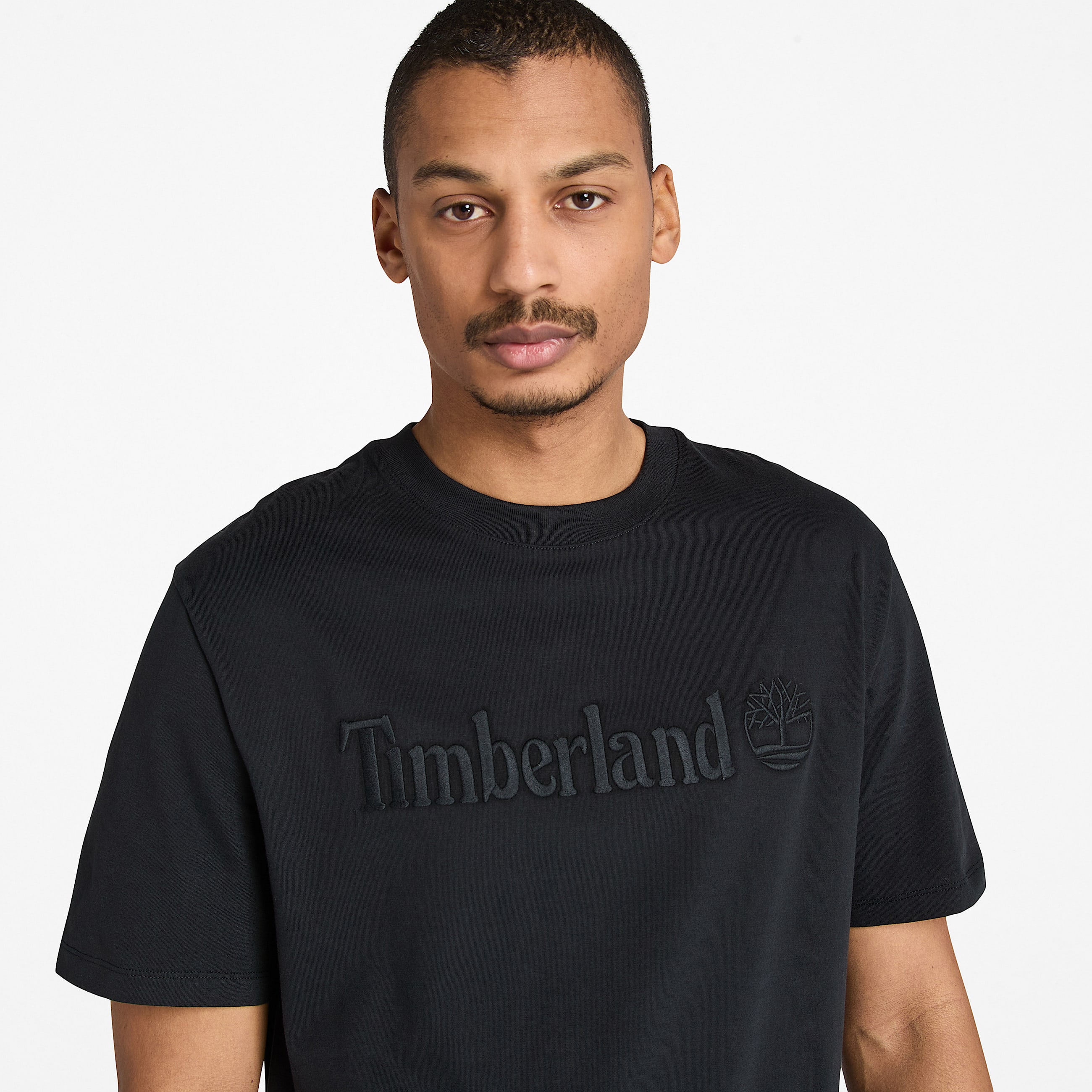 Mens Hampton ShortSleeve TShirt TBL Black ALT2