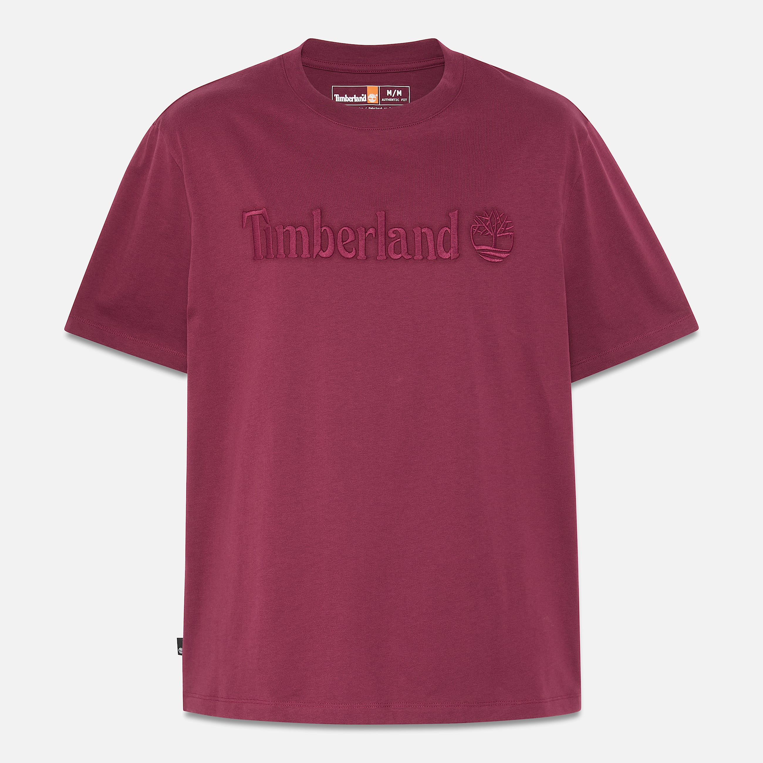 Mens Hampton ShortSleeve TShirt TBL Burgundy ALT10