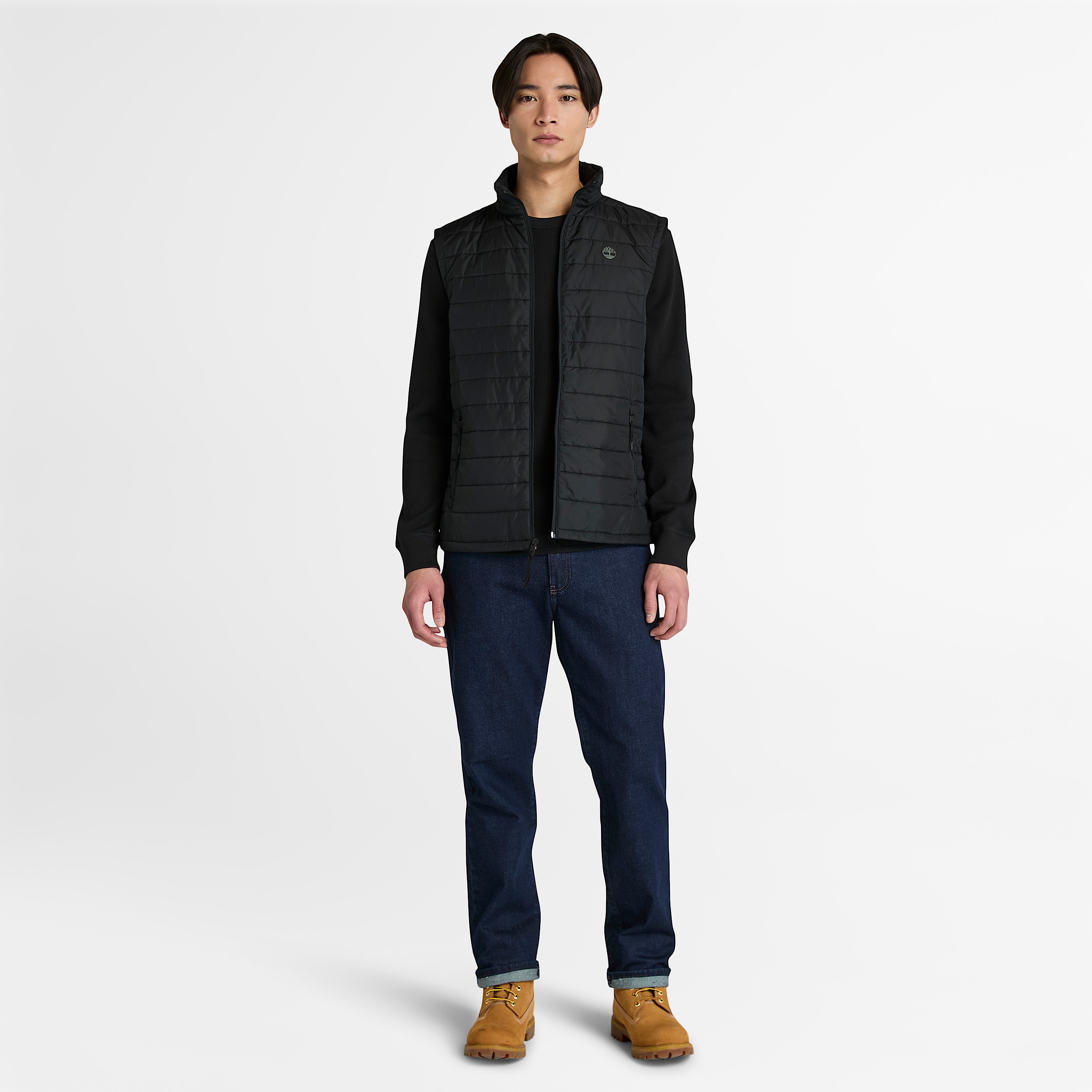 Mens Mt Eastmann Lightweight Puffer Vest TBL Black ALT1