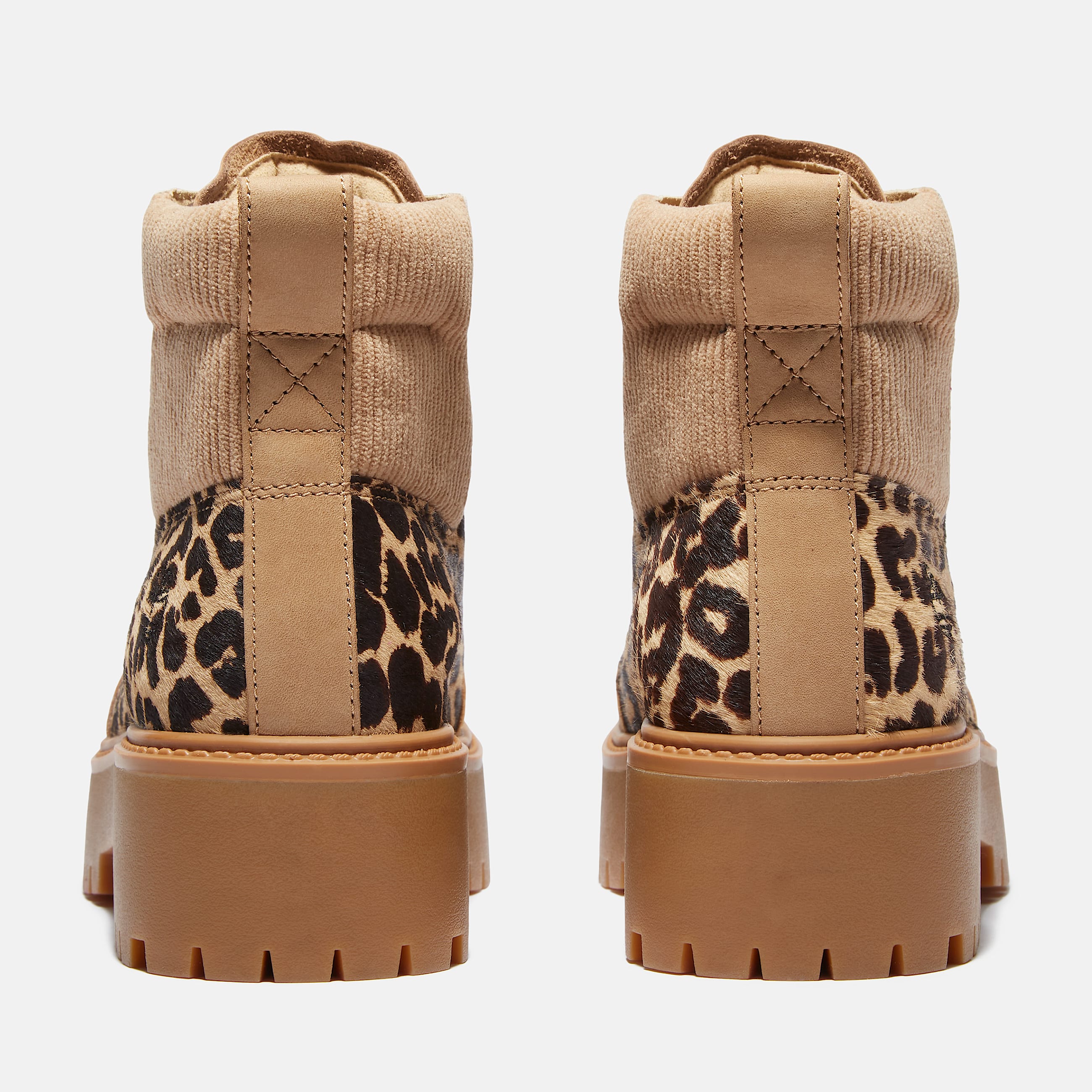 Womens Stone Street Platform Hiker Boot TBL Leopard PrintBeige Nubuck ALT5