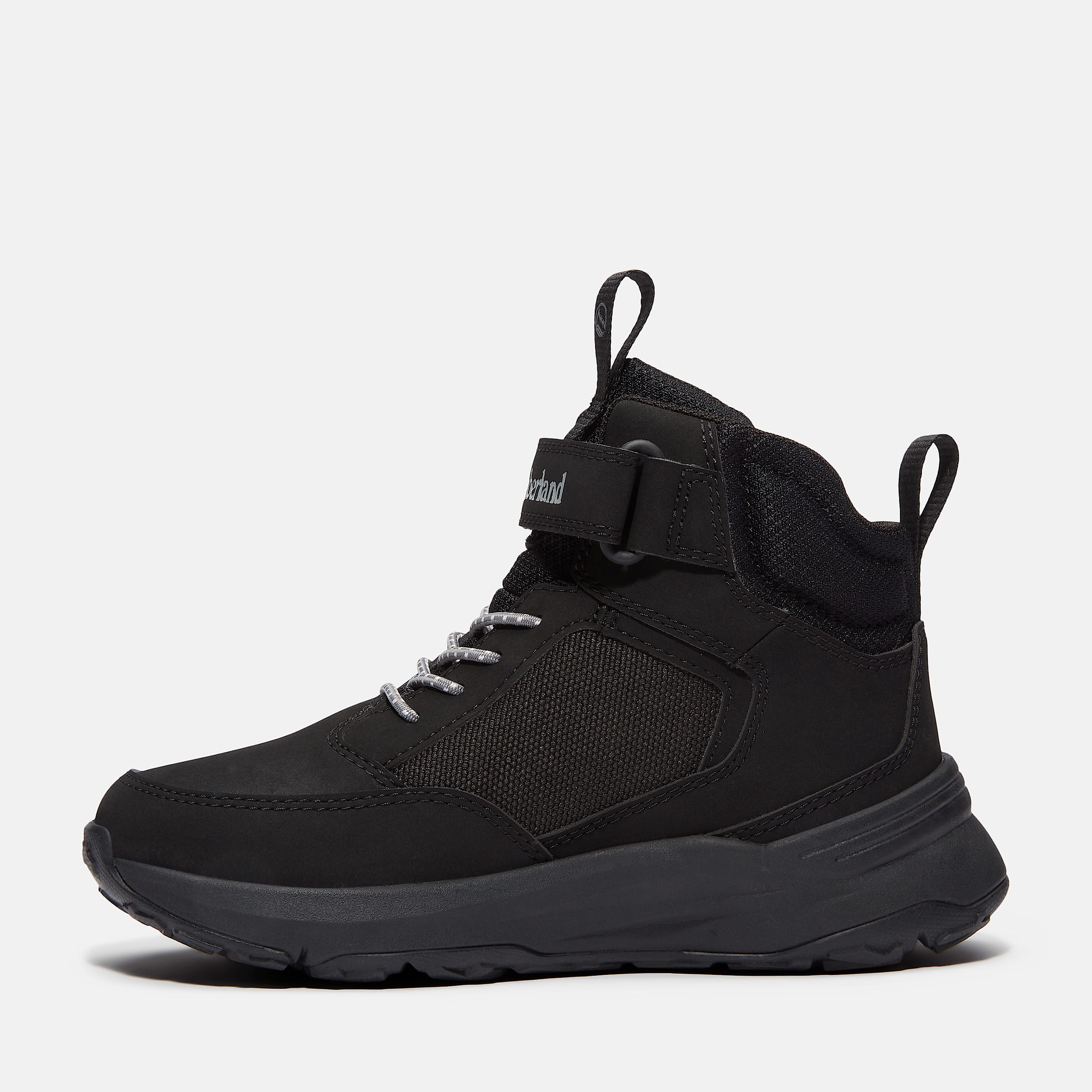 Toddler Motion Access Mid HookandLoop Sneaker TBL Black Mesh ALT6