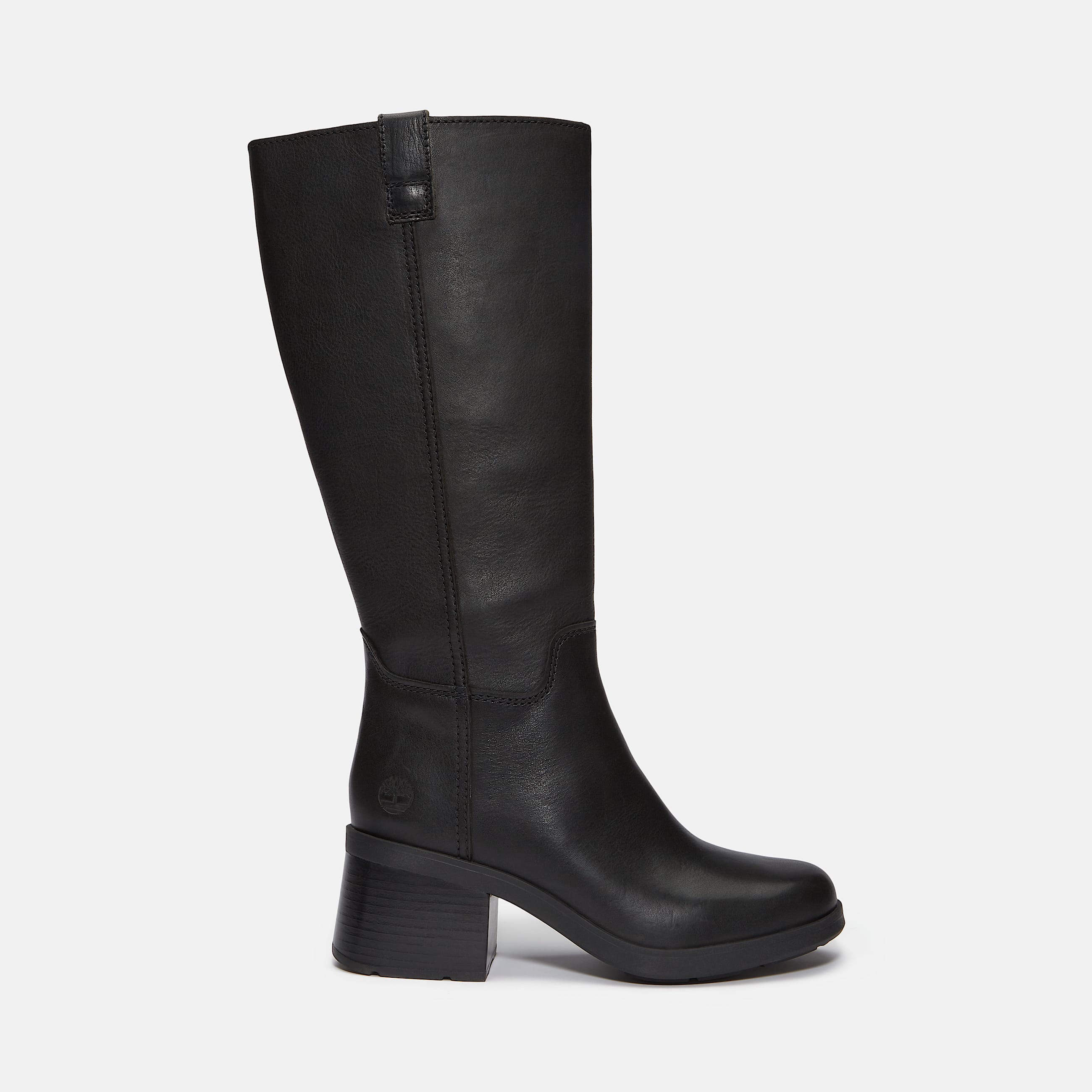 Womens Bellevaux Tall SideZip Boot TBL Black FullGrain HERO