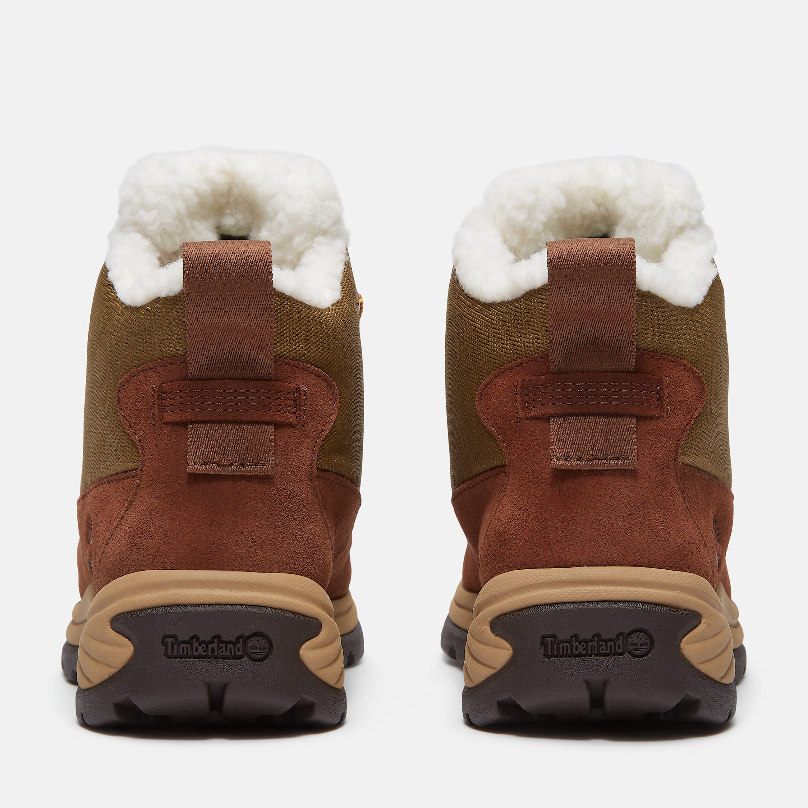 Womens White Ledge Waterproof Snow Boot TBL Brown SuedeGold ALT5