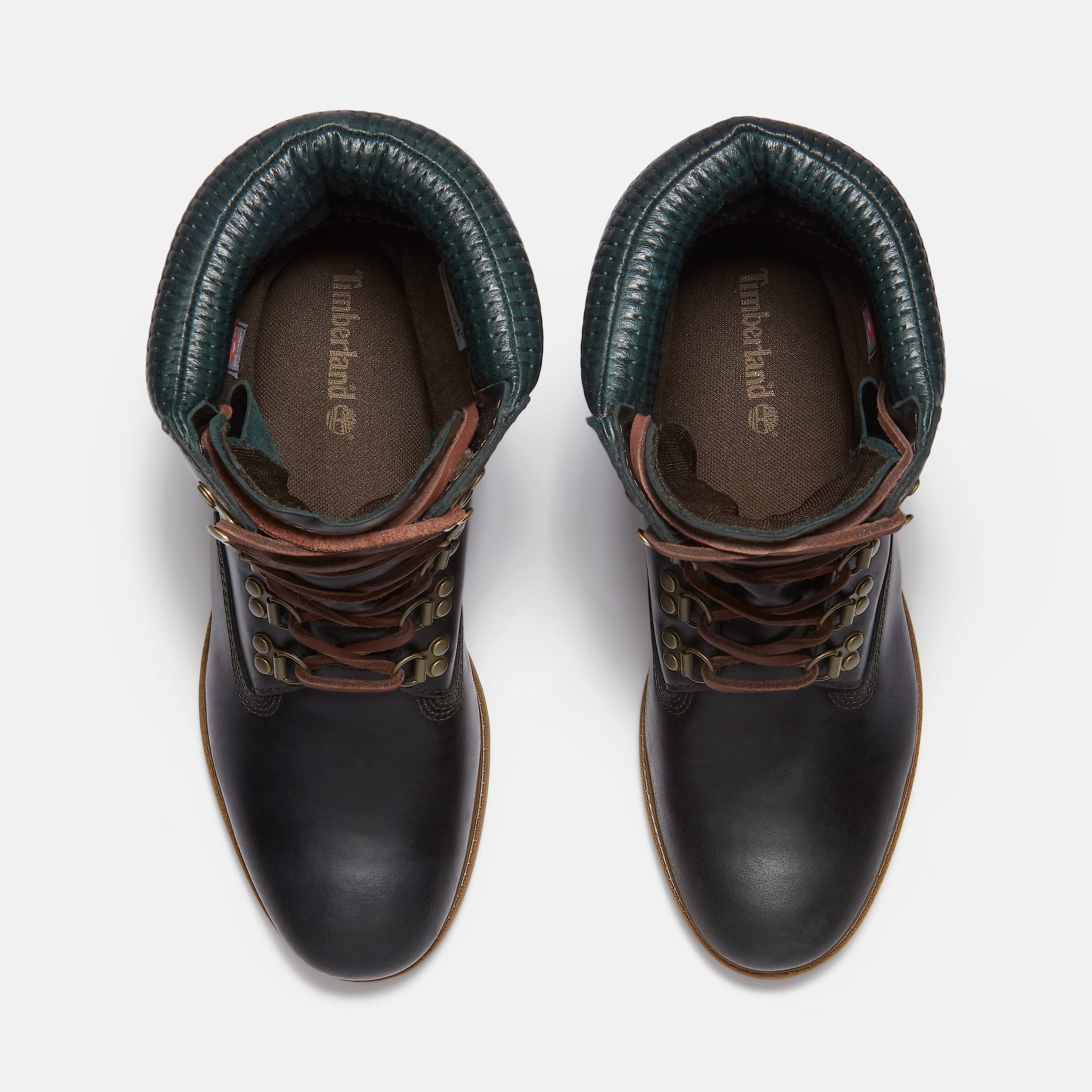 Mens Timberland Emerald Woods Waterproof Super Boot TBL Dark Green FullGrain ALT2