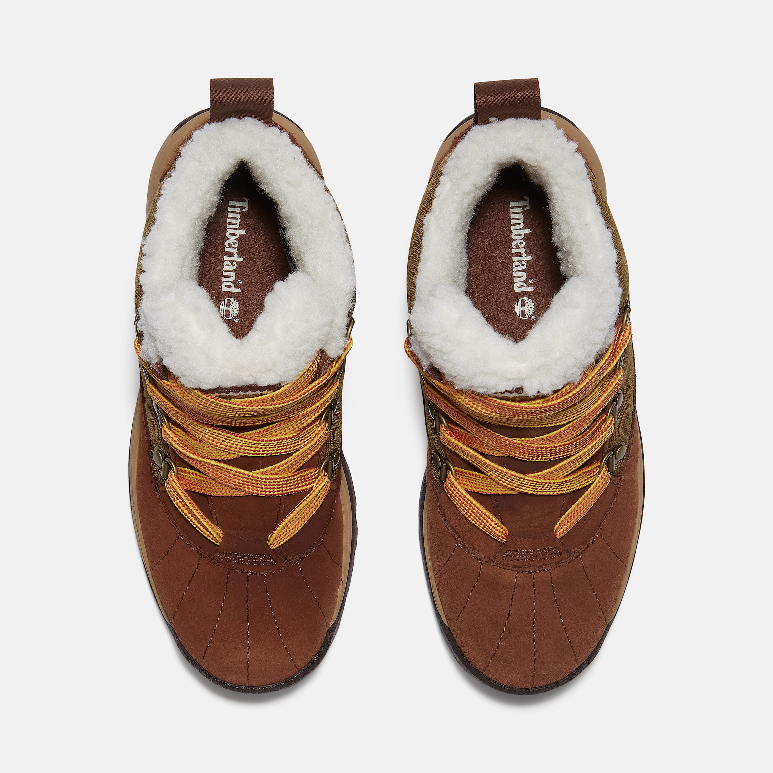 Womens White Ledge Waterproof Snow Boot TBL Brown SuedeGold ALT2