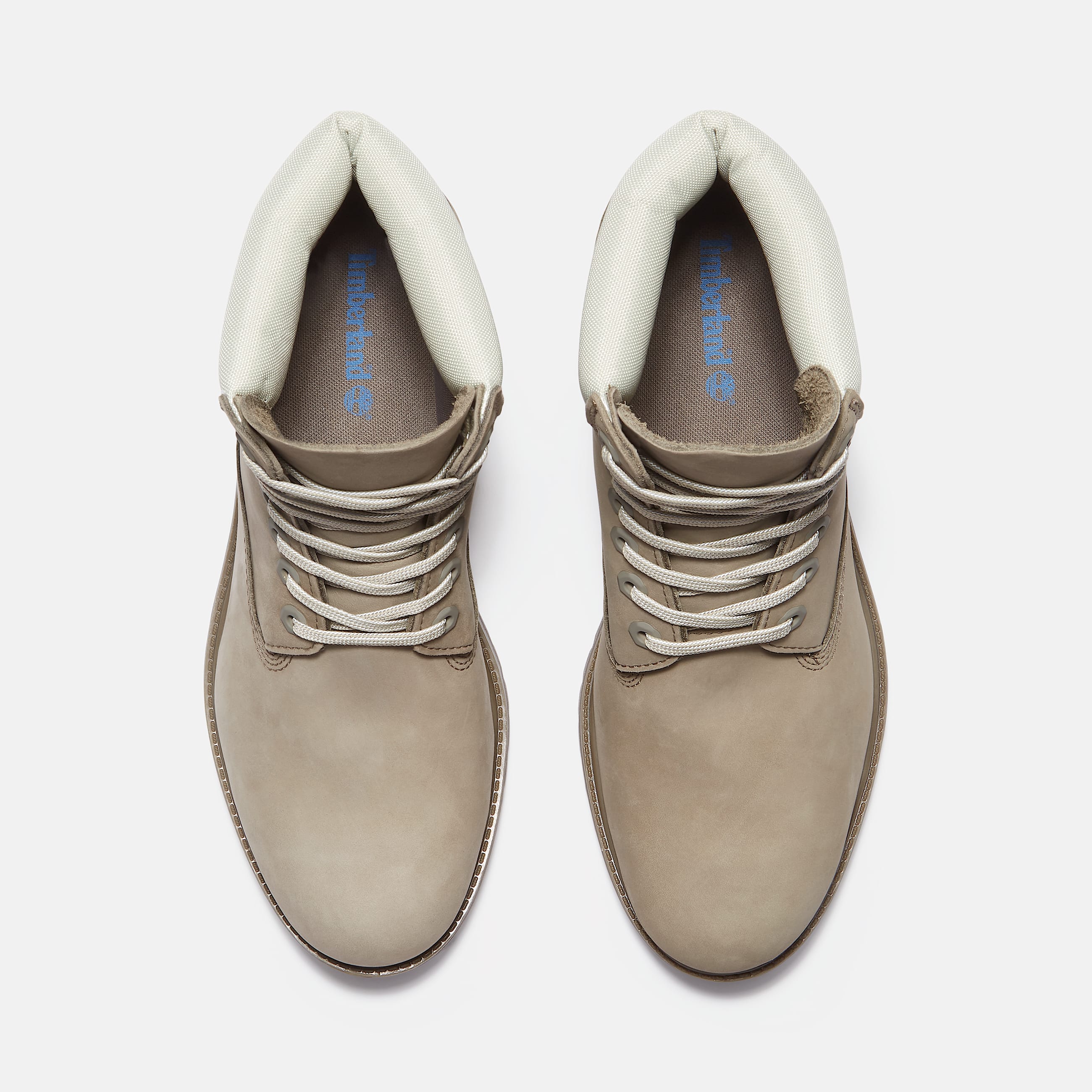 Botte impermable Timberland Premium 6Inch pour hommes TBL Nubuck grisVert ple ALT2