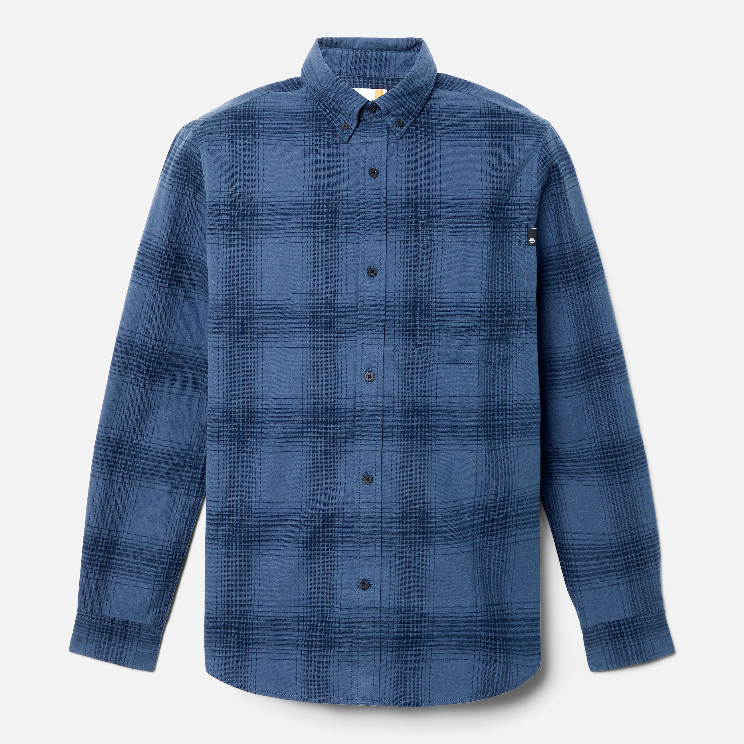 Mens Heavy Flannel Check Shirt TBL Dark Blue ALT10