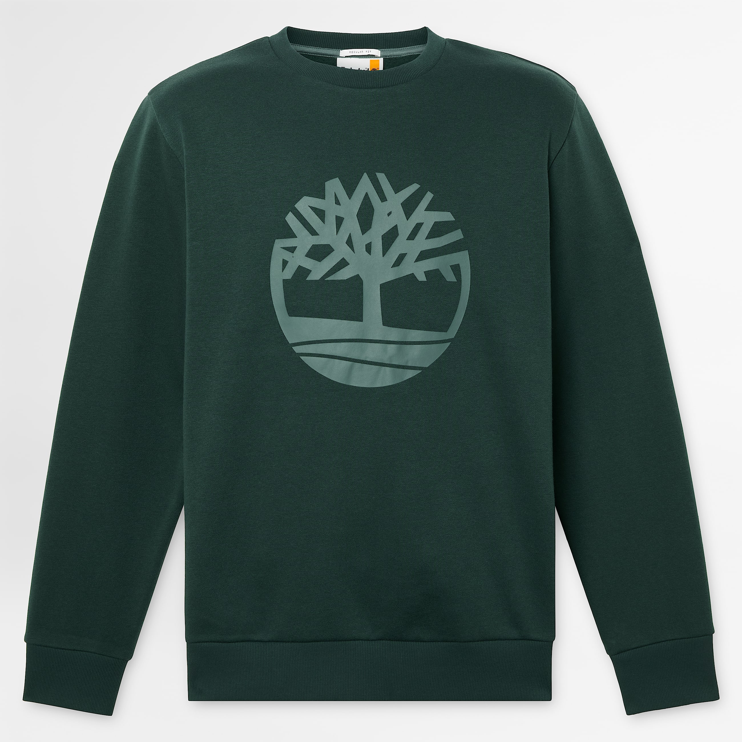 Mens Northwood Brushed Back Crewneck Sweatshirt TBL Green ALT10